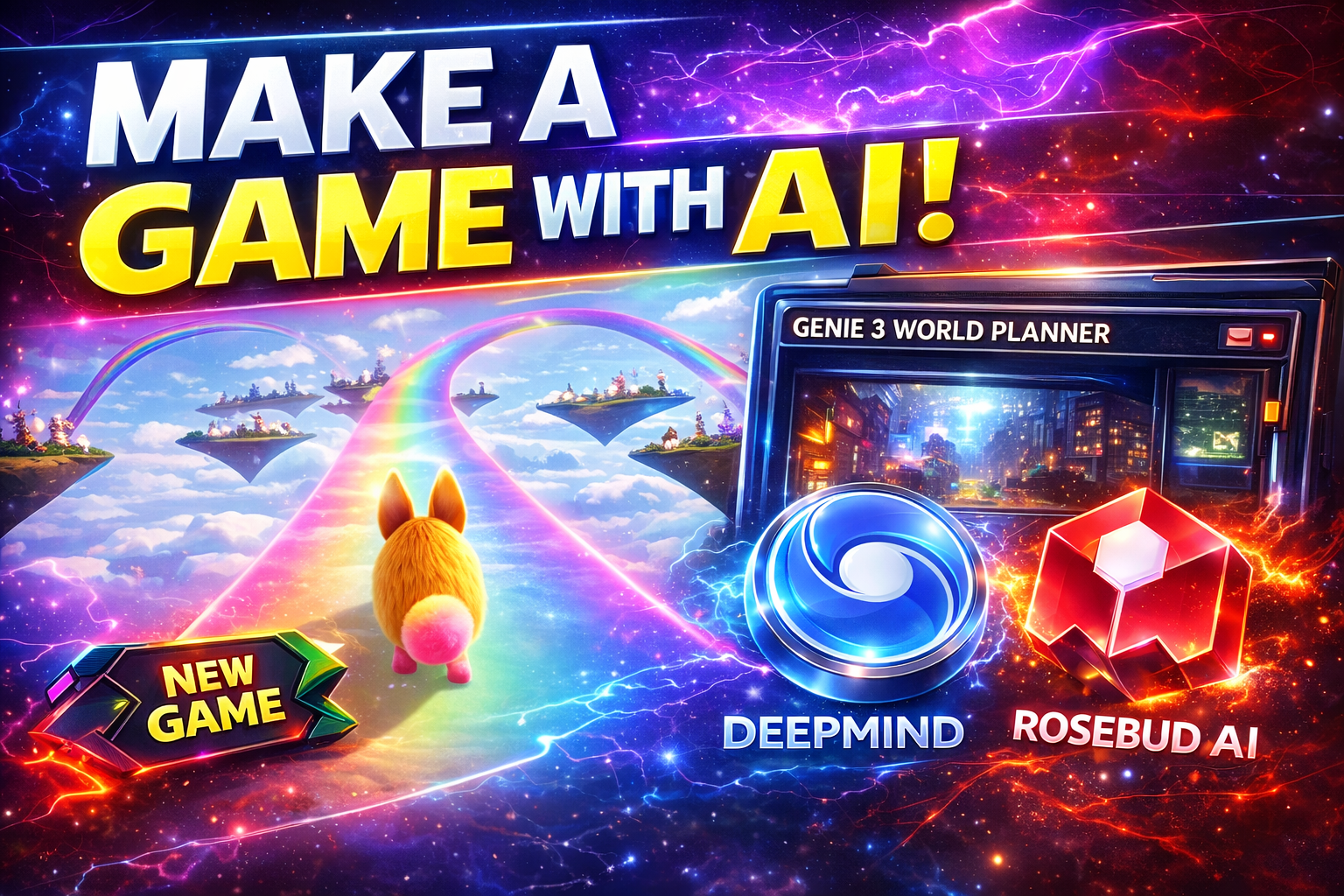 Google Genie 3: the “world model” that turns prompts into playable worlds (and how to plan one with a Rosebud AI game)