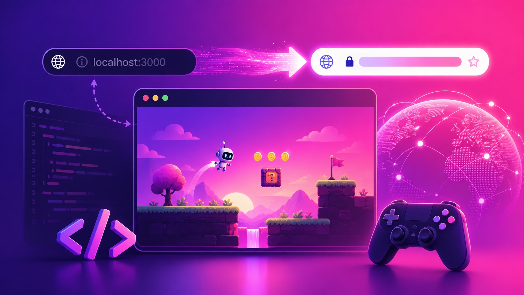 How to Put Your Vibe-Coded Game on the Web: Get It Off Localhost and Onto a Playable Link