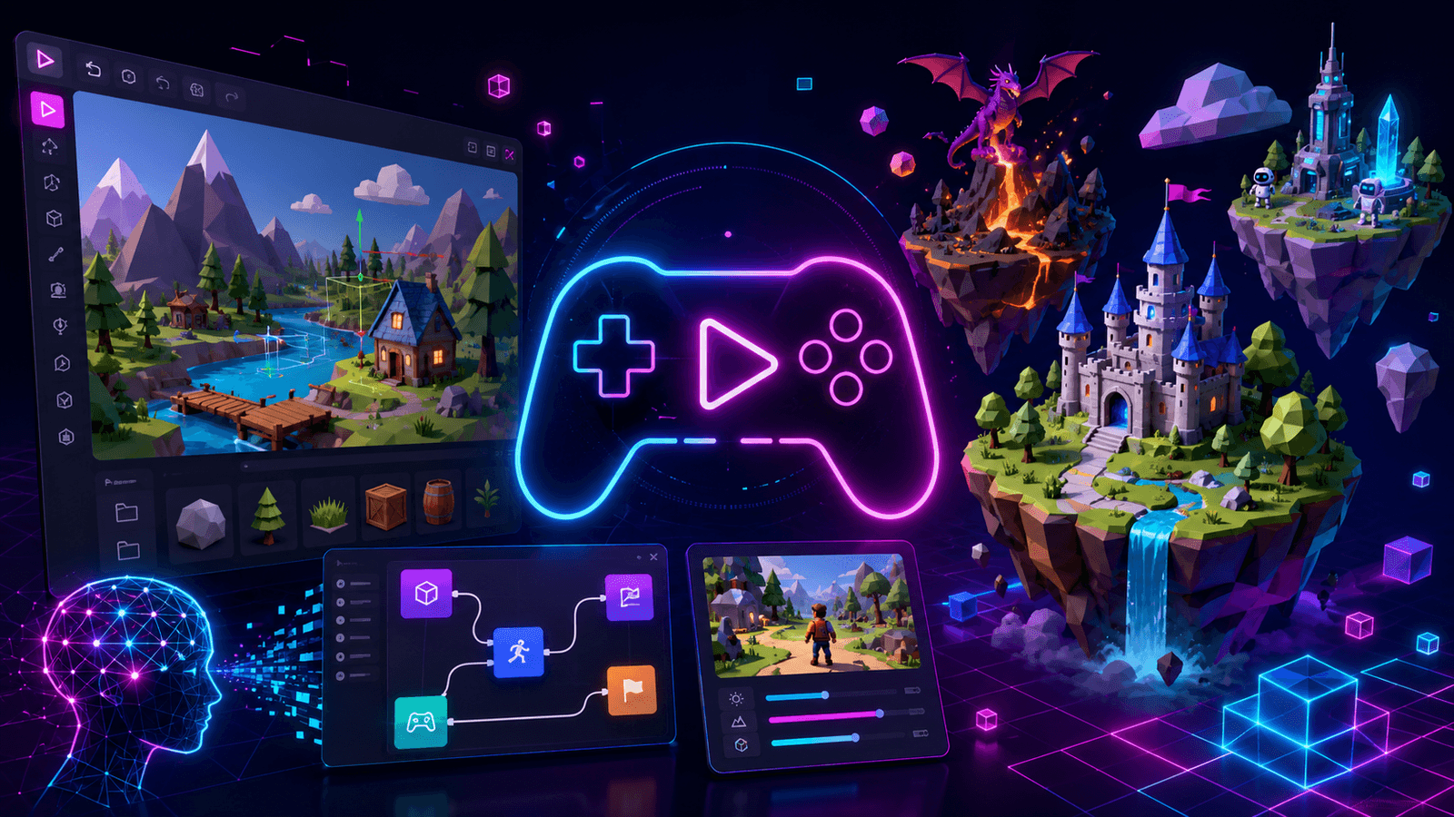 Gdevelop Uses Best Free 3D Game Makers in 2026 (Compared) | Rosebud AI