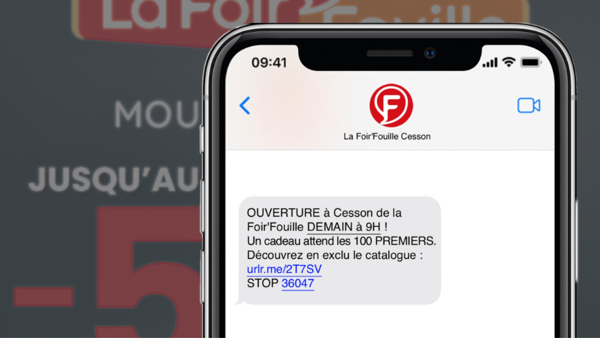 Campagne SMS/location de base