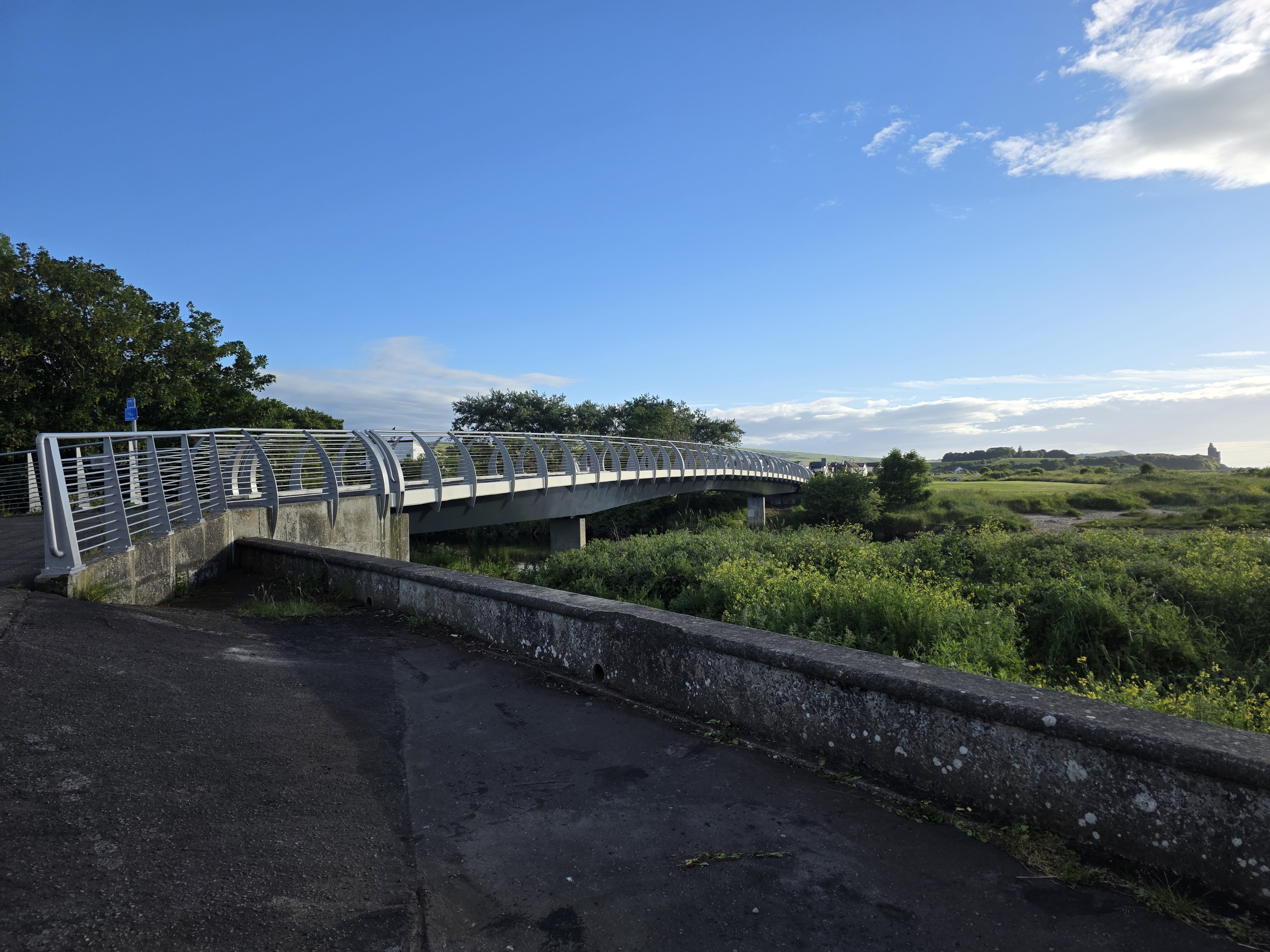 Millennium Bridge in Ayr re-opens