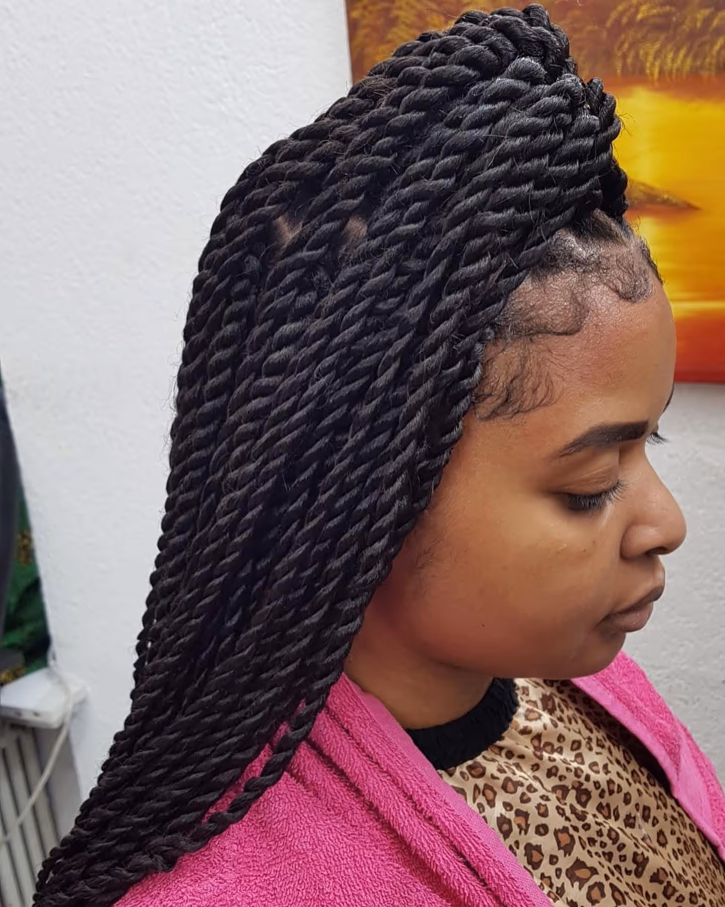 Fresh braided hair at Fineboy Barbershop Bern