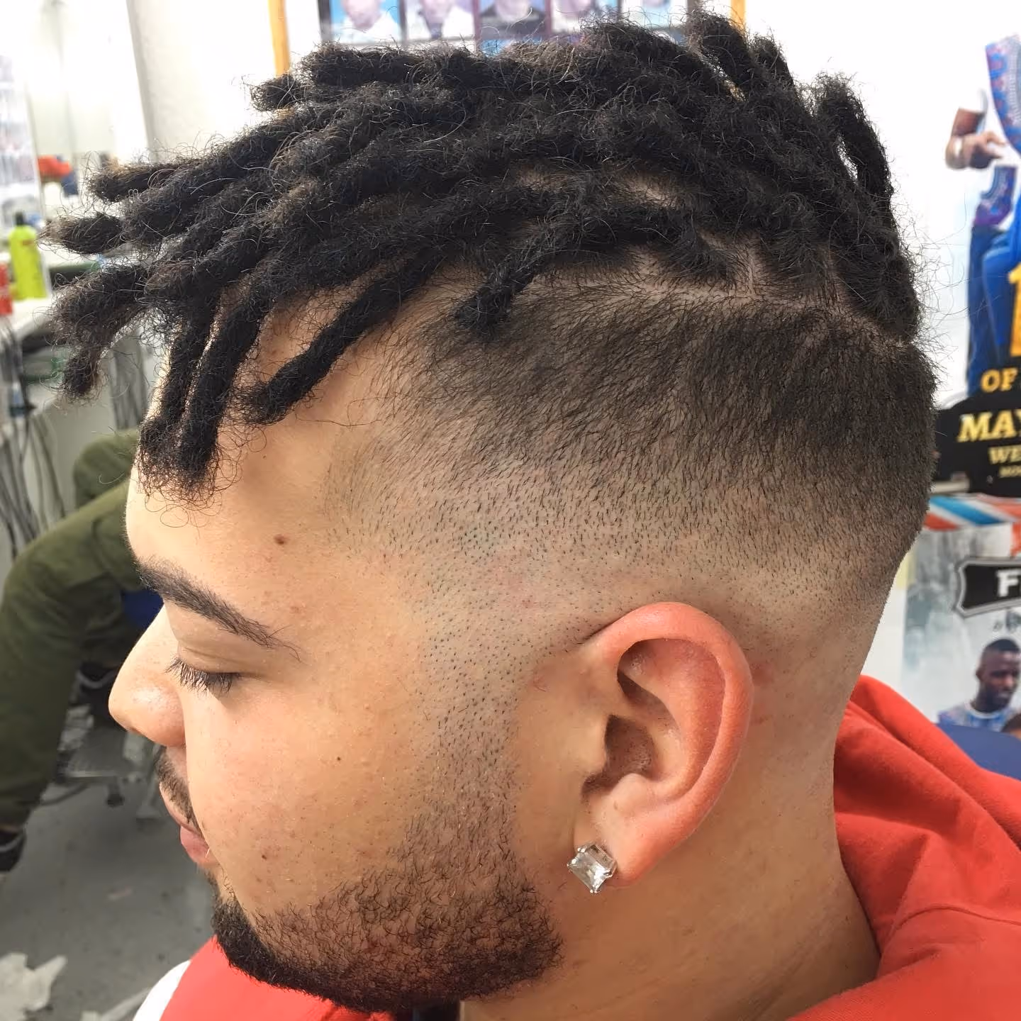 Professional dreadlocks with fade at Fineboy Barbershop Bern