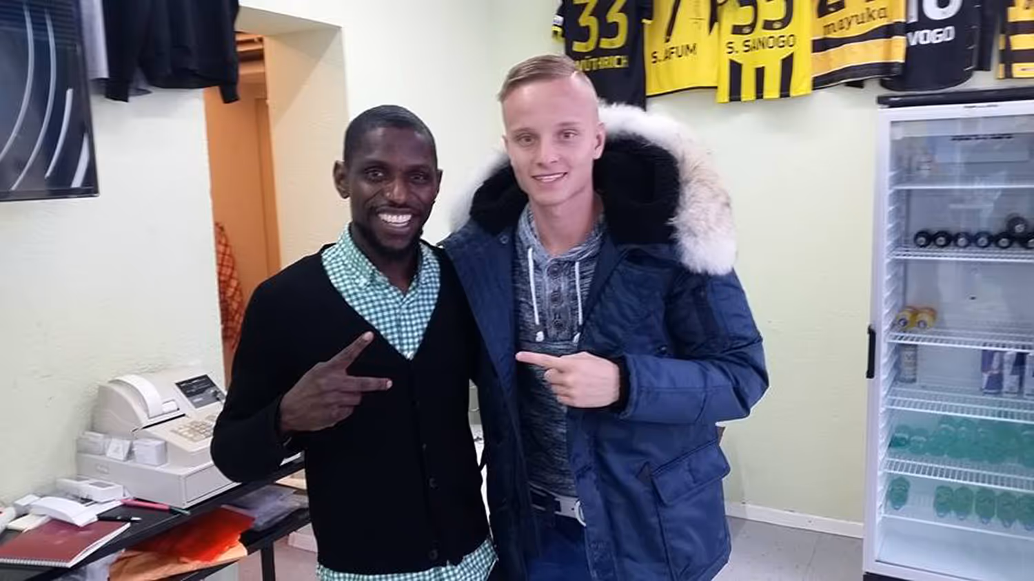 Young Boys player haircut at Fineboy Barbershop Bern