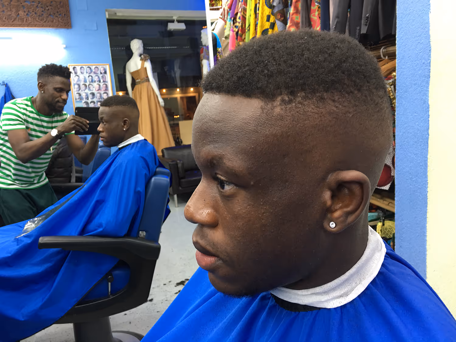 Barber styled fade at Fineboy Barbershop Bern