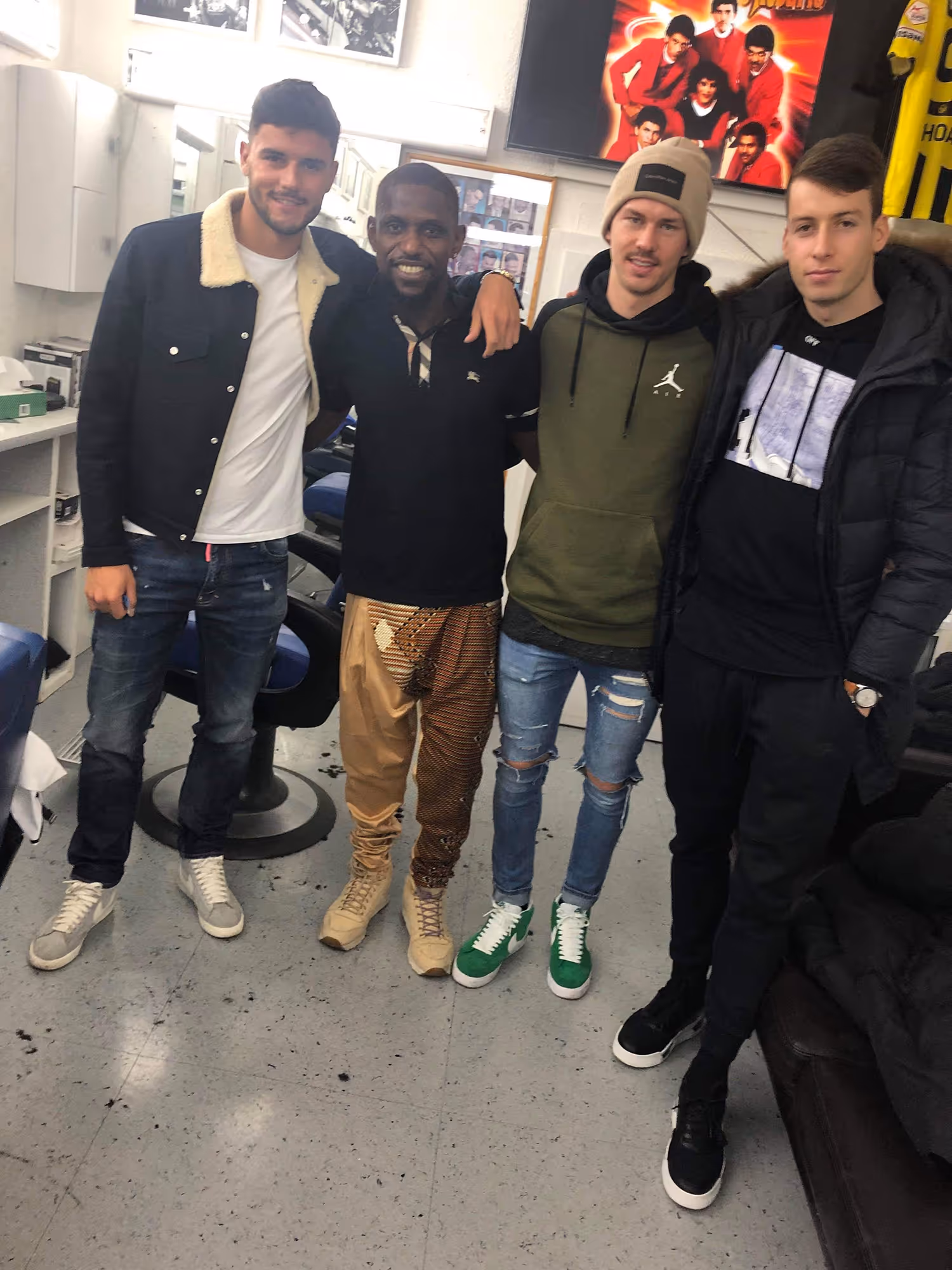 Young Boys athletes grooming at Fineboy Barbershop Bern
