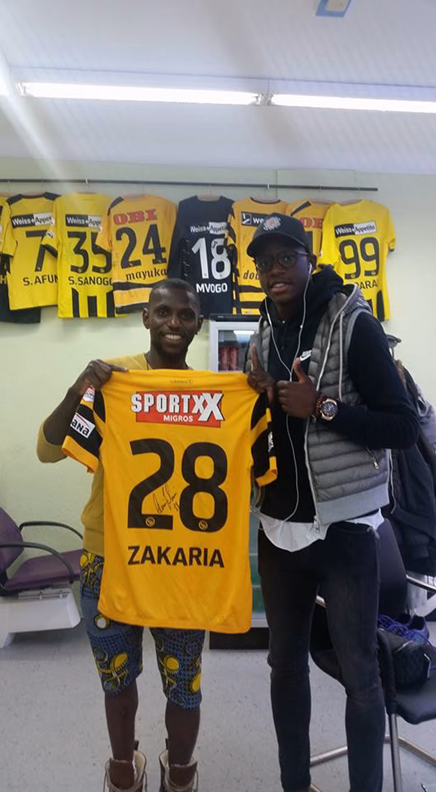 Young Boys footballer haircut at Fineboy Barbershop Bern