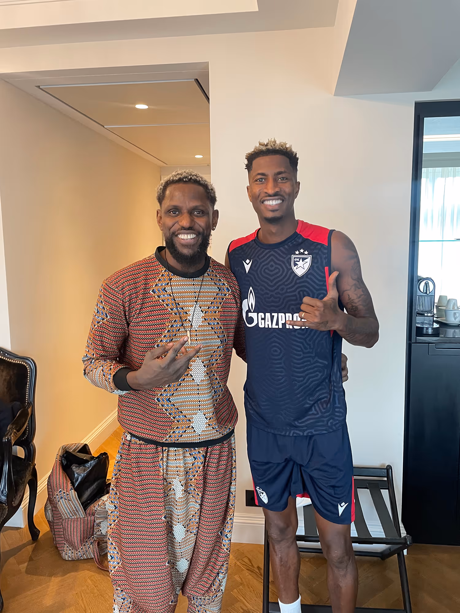 Football player styled haircut at Fineboy Barbershop Bern