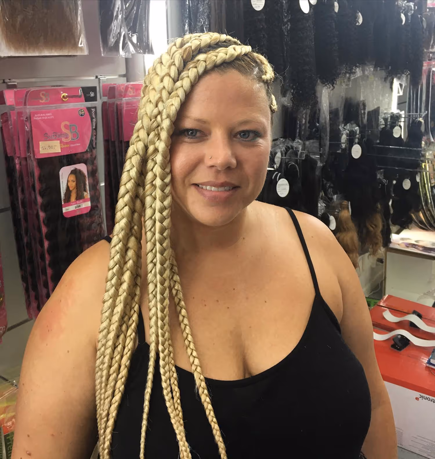 Professional braids styling at Fineboy Barbershop Bern