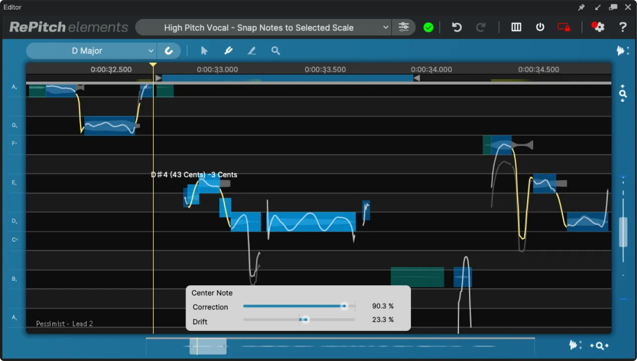 RePitch Elements Plugin