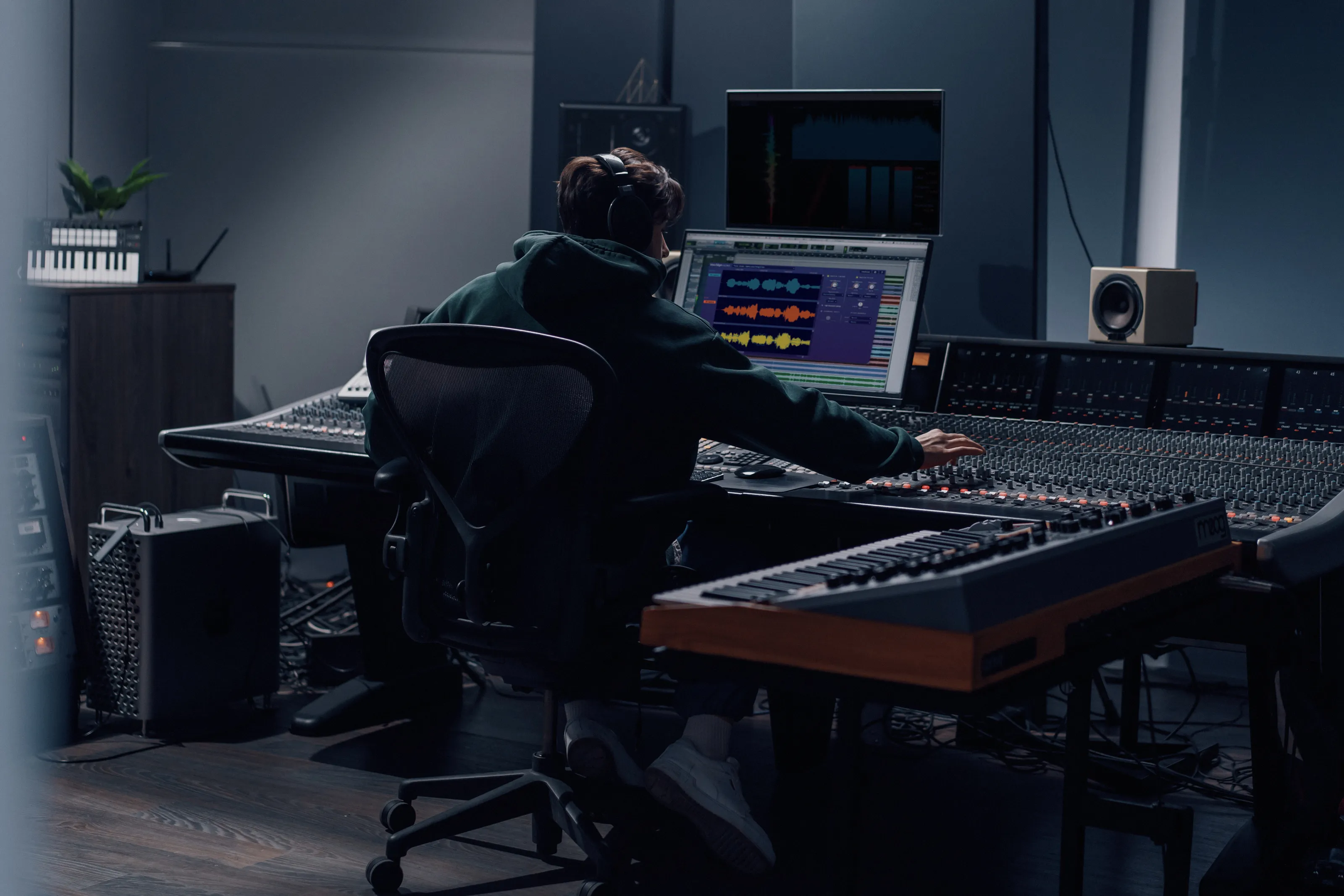 Engineer using VocAlign