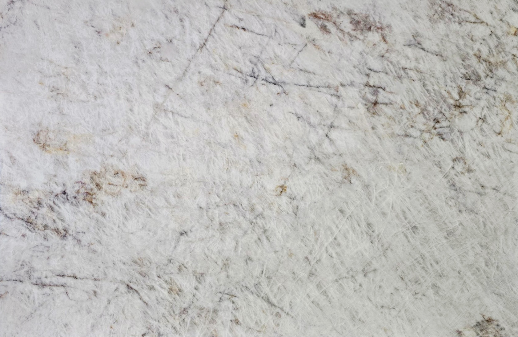 White and gray quartzite slab with subtle veining