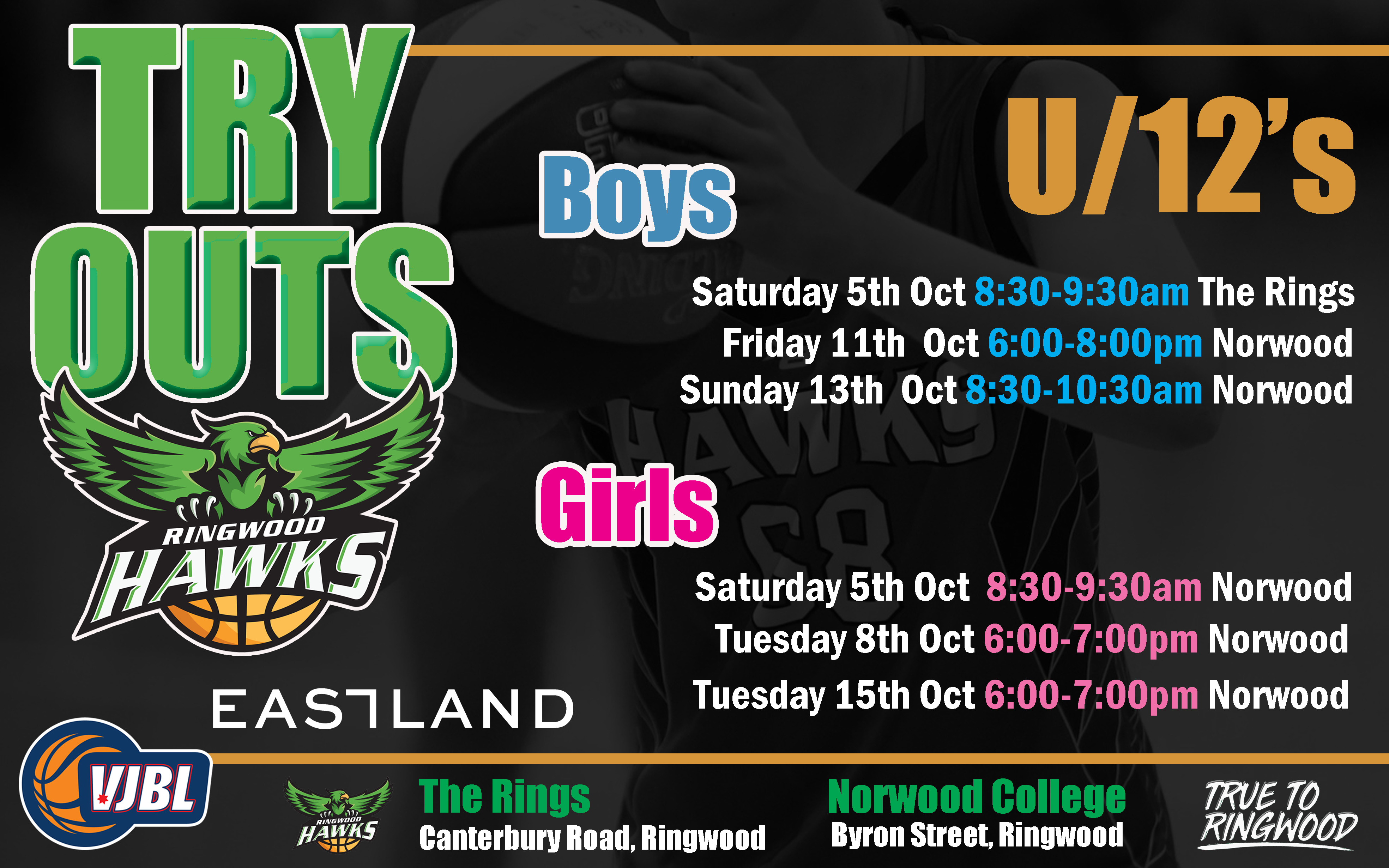 2024 25 Tryouts Under 12