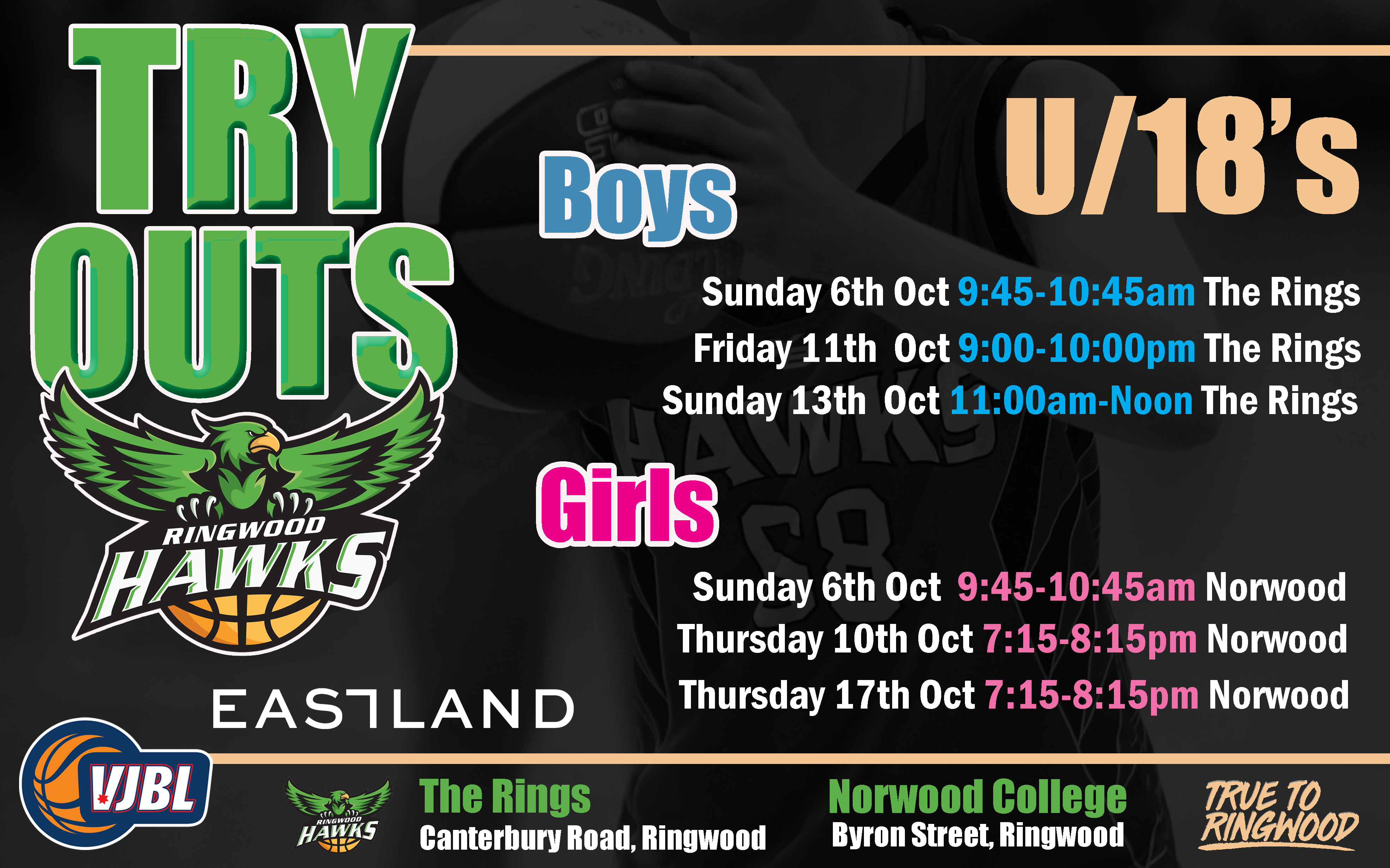 2024 25 Tryouts Under 18