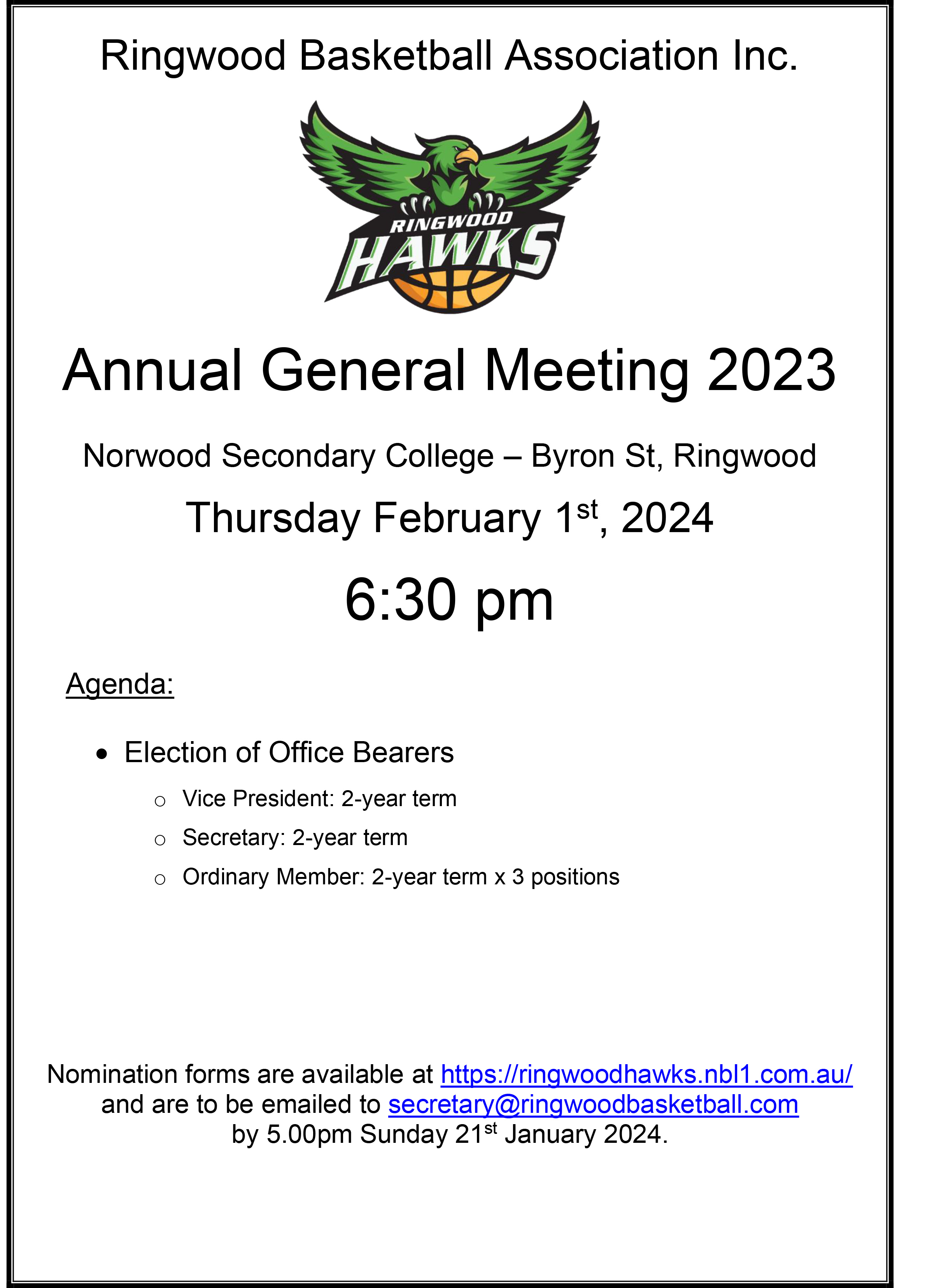 2023 Rba Agm Flyer   Copy