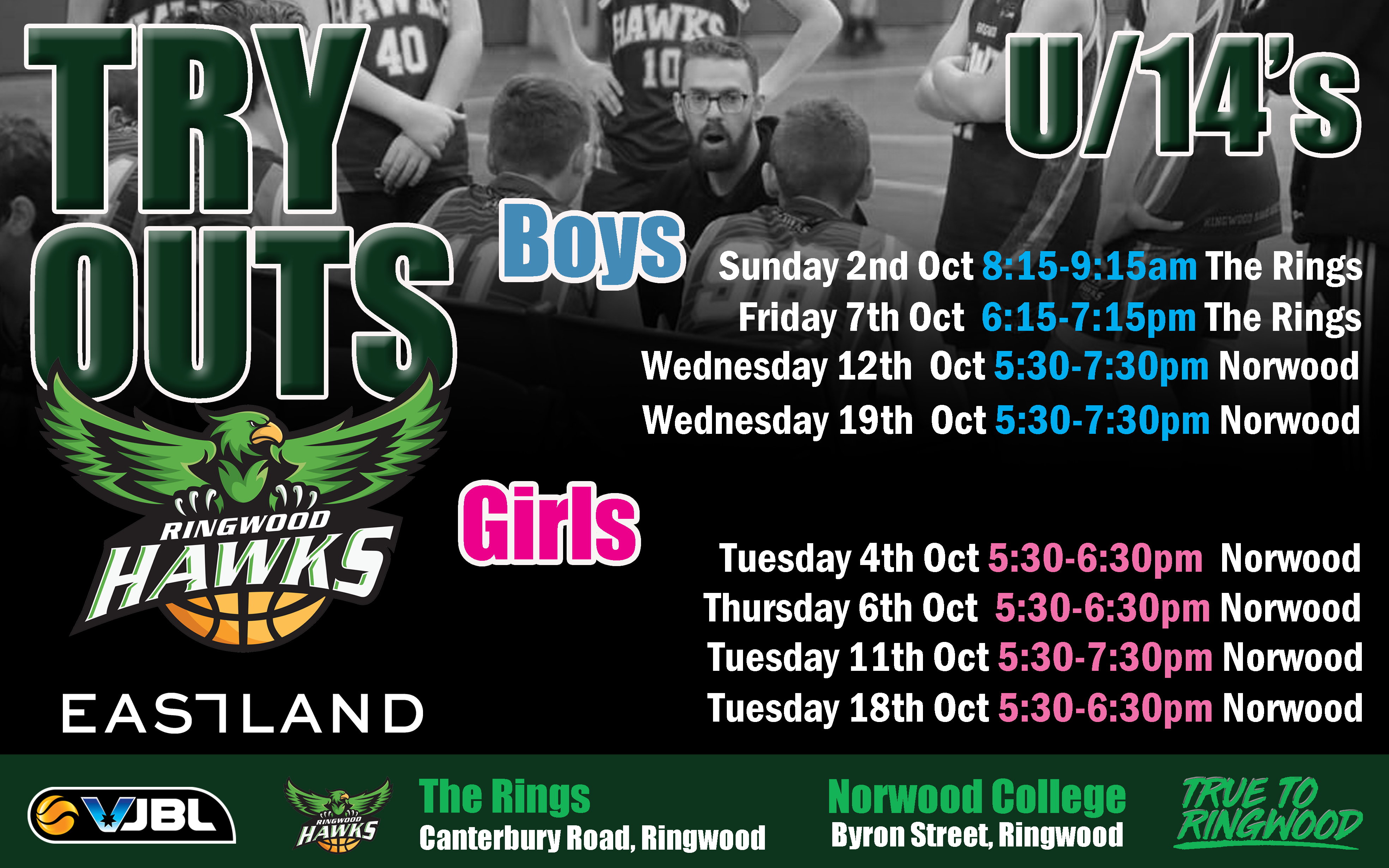 2022 23 Tryouts Under 14