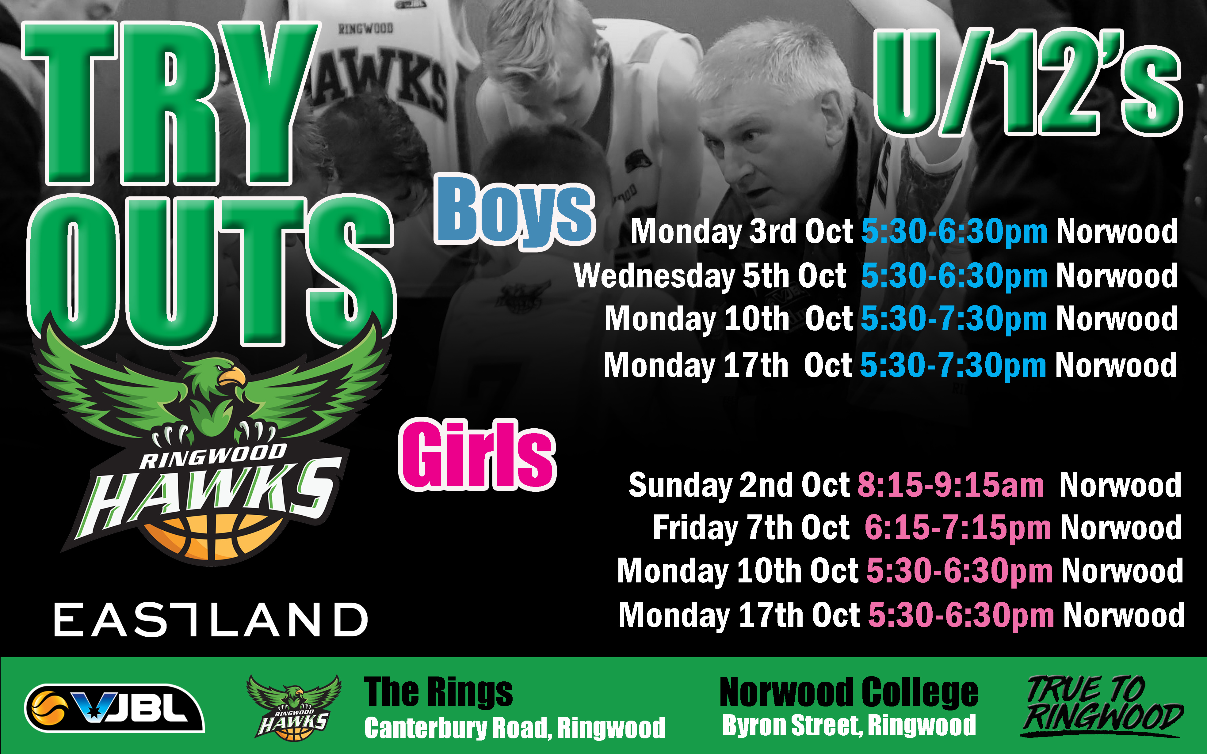 2022 23 Tryouts Under 12