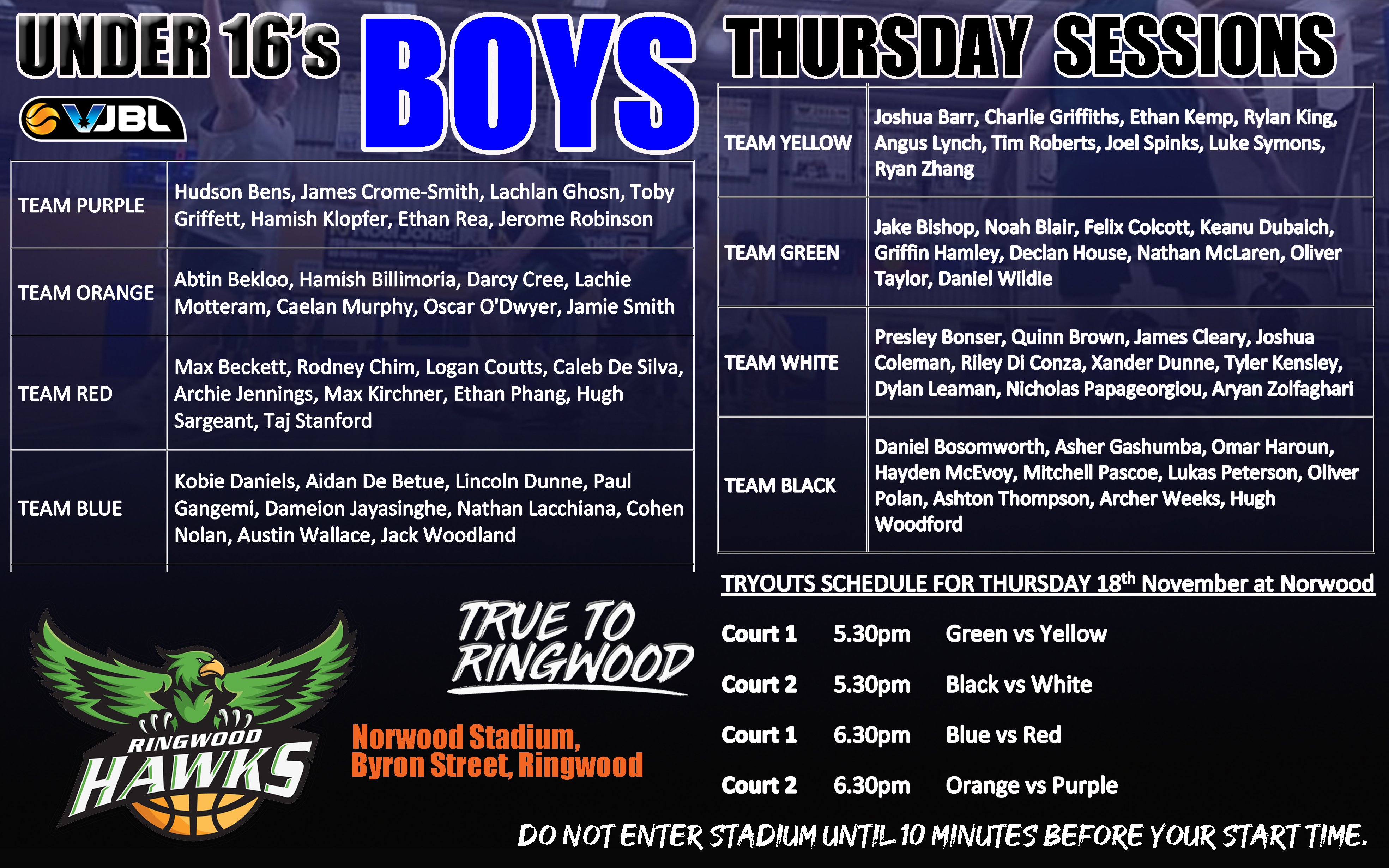 2022 Vjbl Scrimmage Team16b Thurs