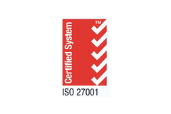 ISO/IEC 27001:2022 certified information security management system
