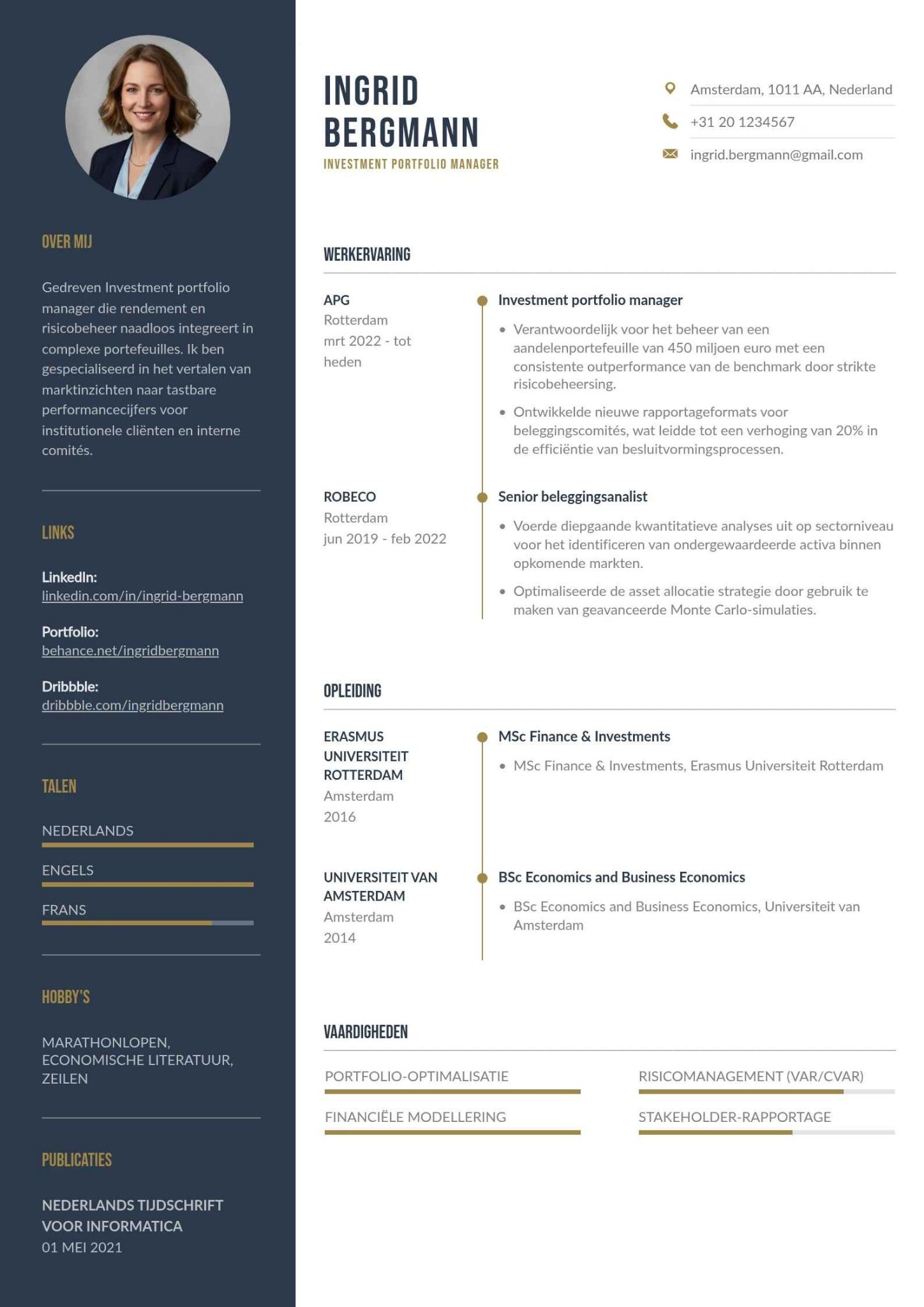 Investment portfolio manager