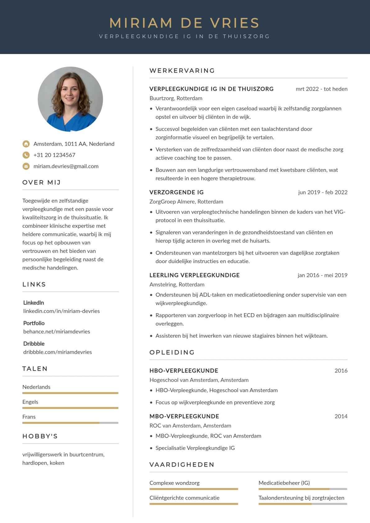 Verpleegkundige IG in de thuiszorg