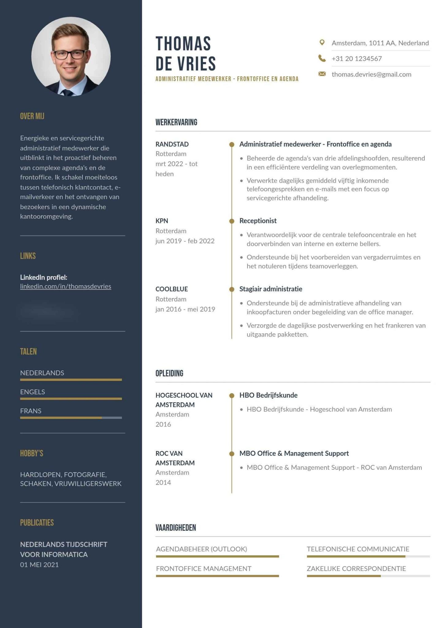 Frontoffice en agenda