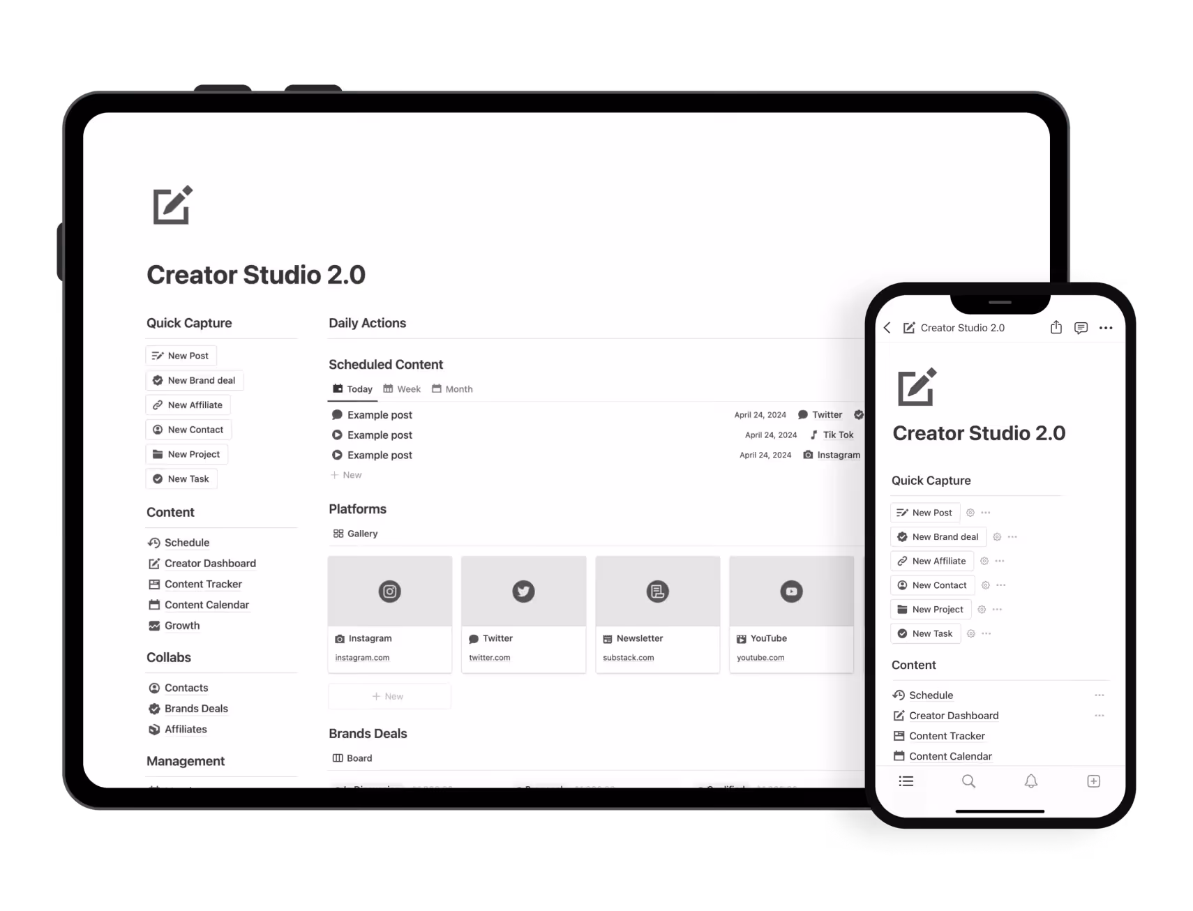 Notion Creator Studio