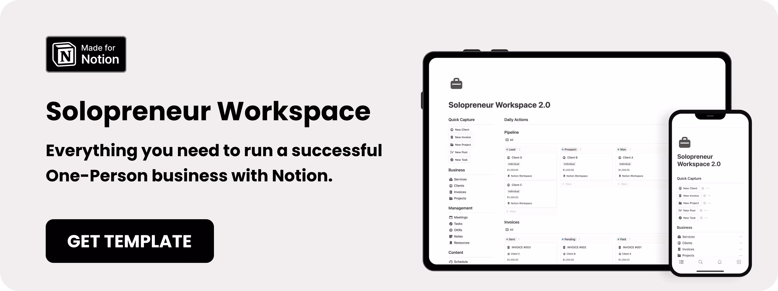 Best Notion Business templates