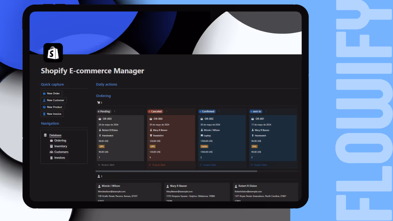 Best Notion E-commerce templates