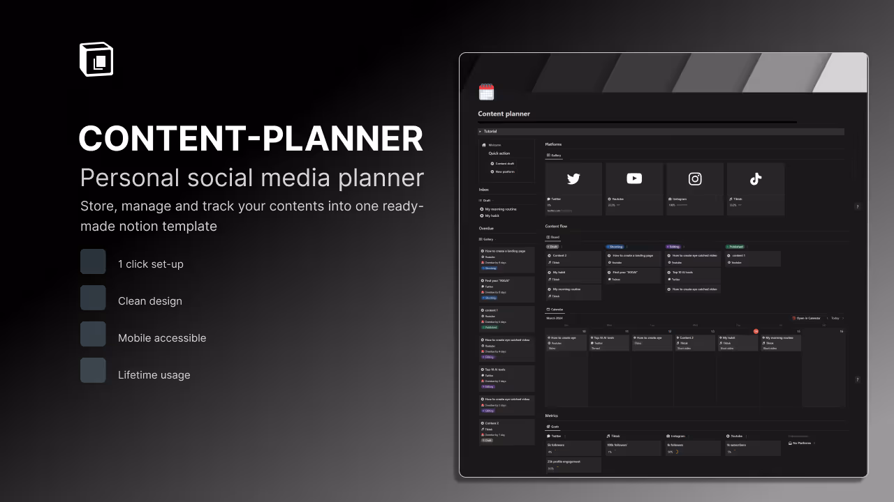 Best Notion Social Media templates