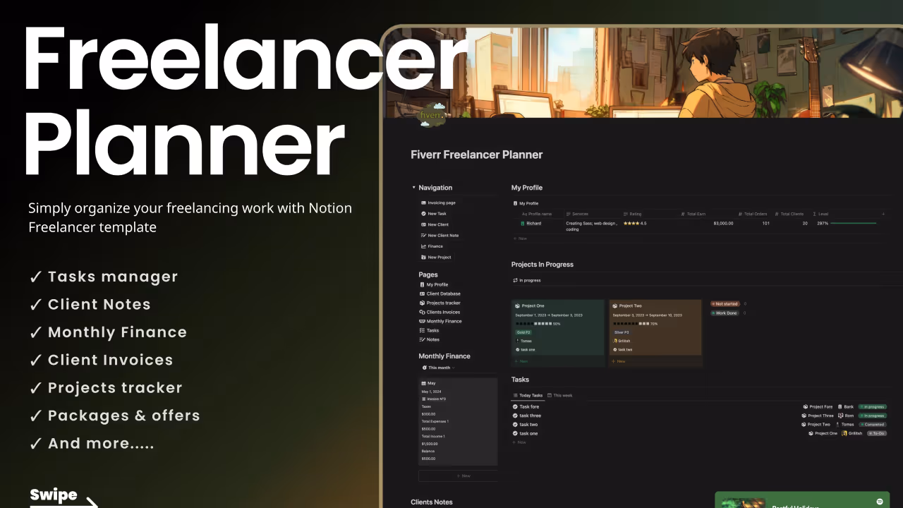Best Notion Freelance templates