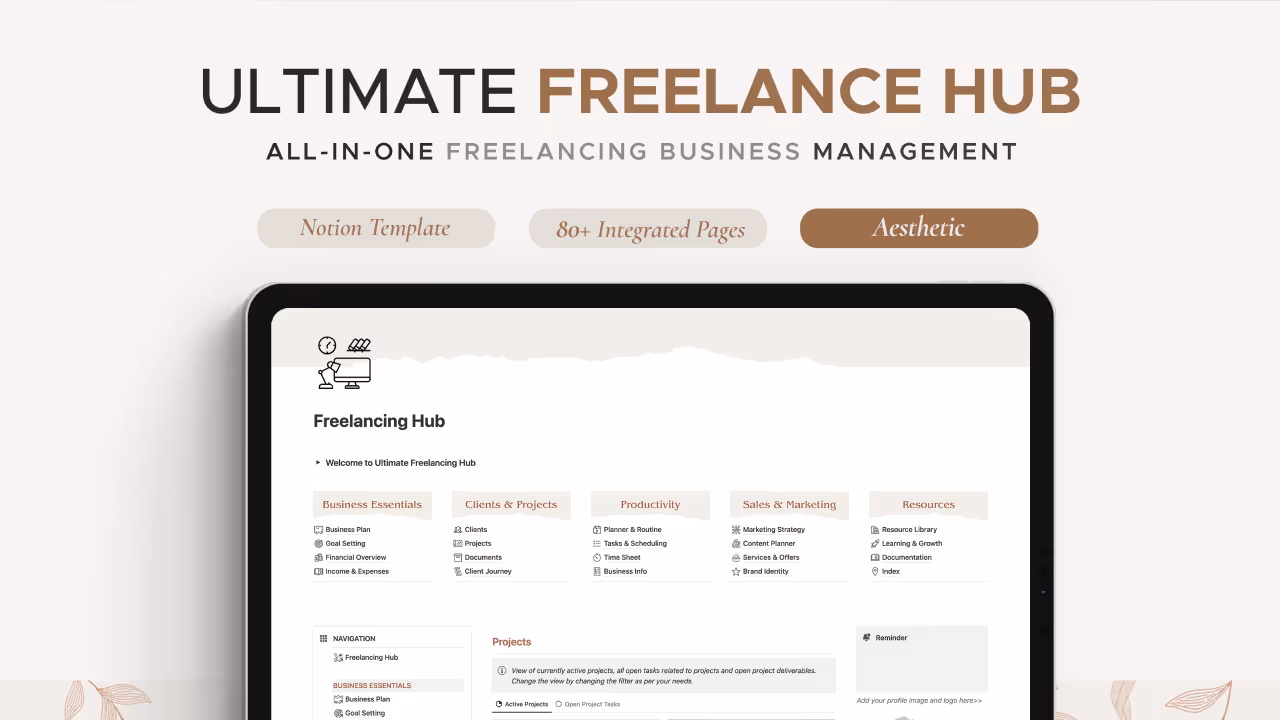 Best Notion Freelance templates