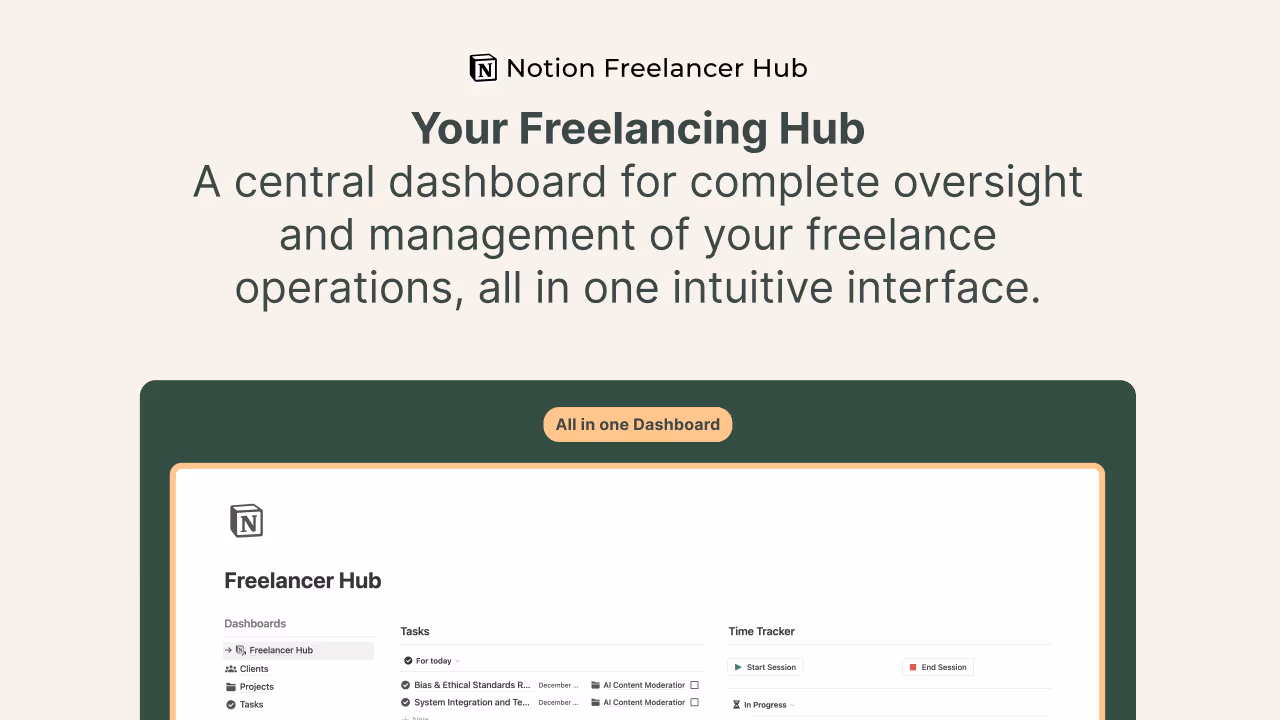 Best Notion Freelance templates
