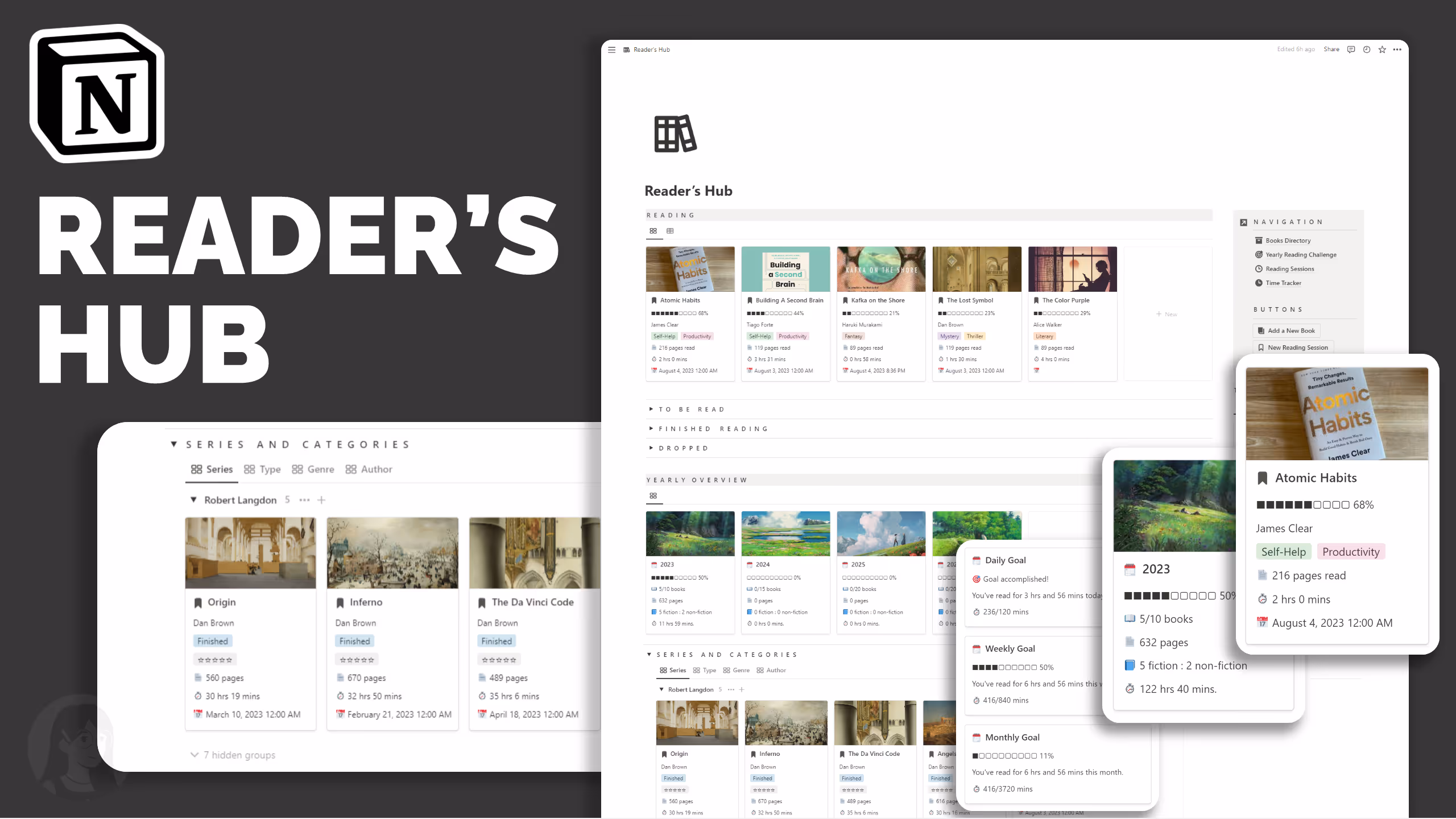 Best Notion Reading Tracker & Book Tracker template
