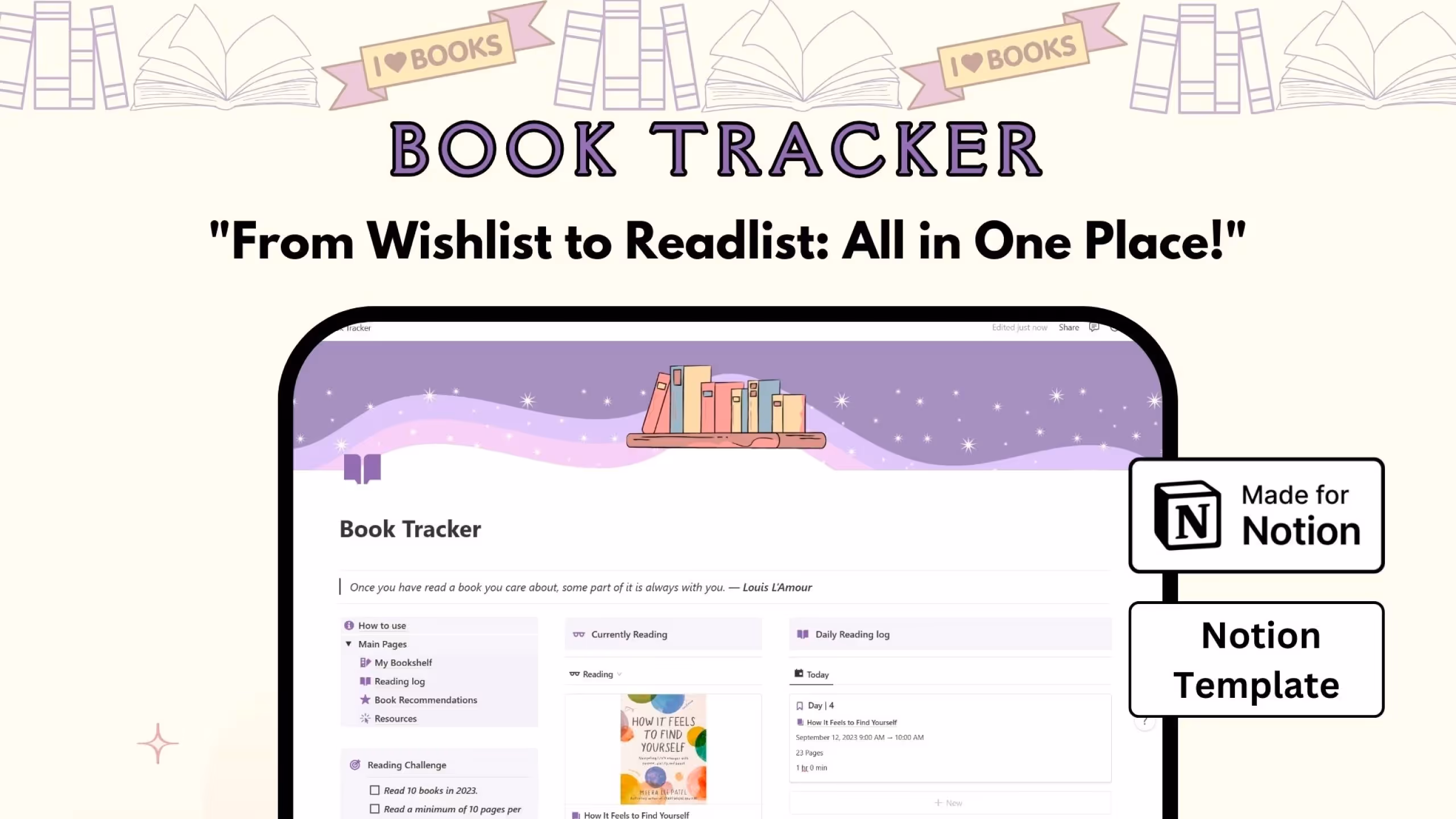 Best Notion Reading Tracker & Book Tracker template