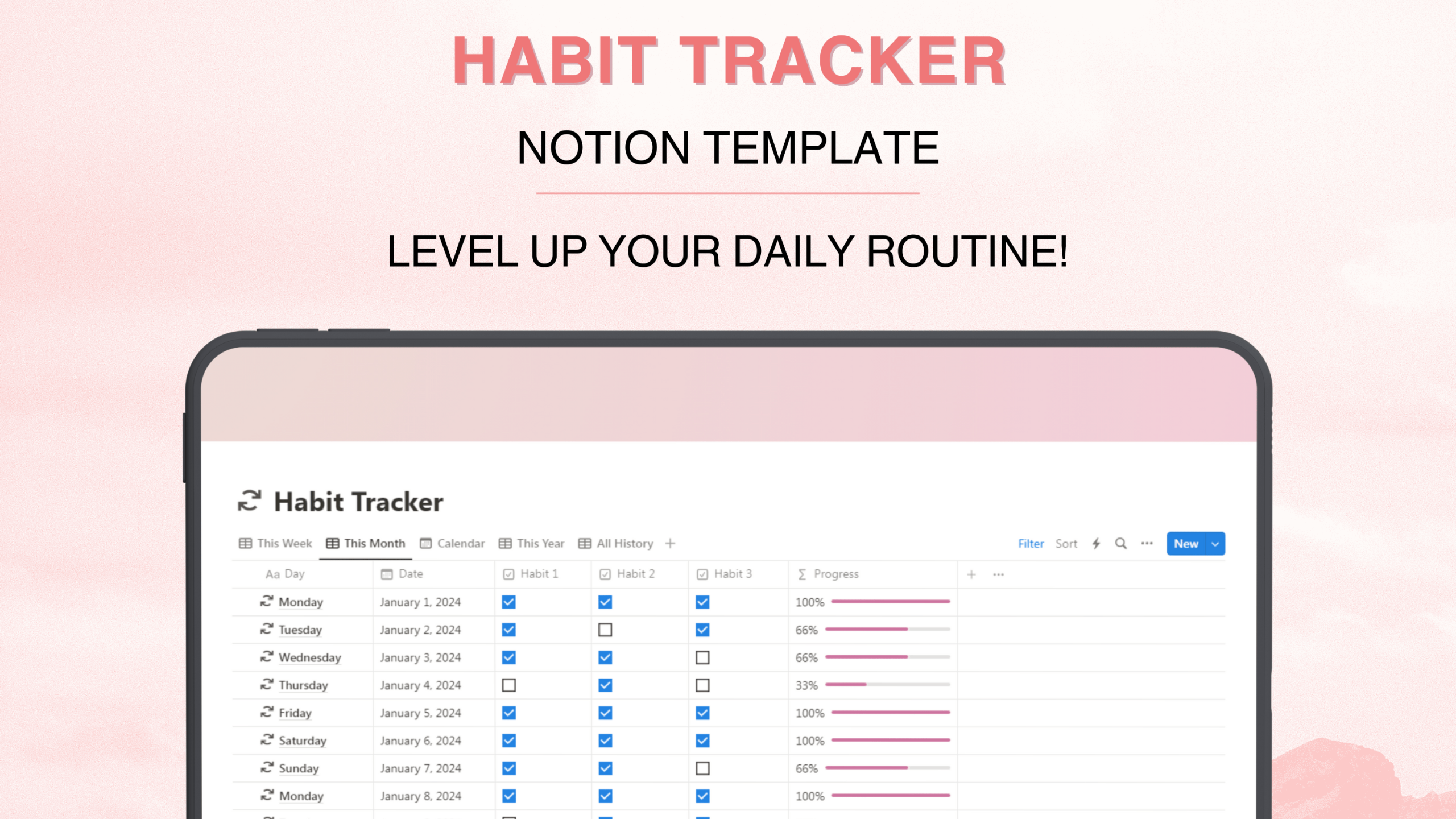 Best Notion Habit Tracker templates