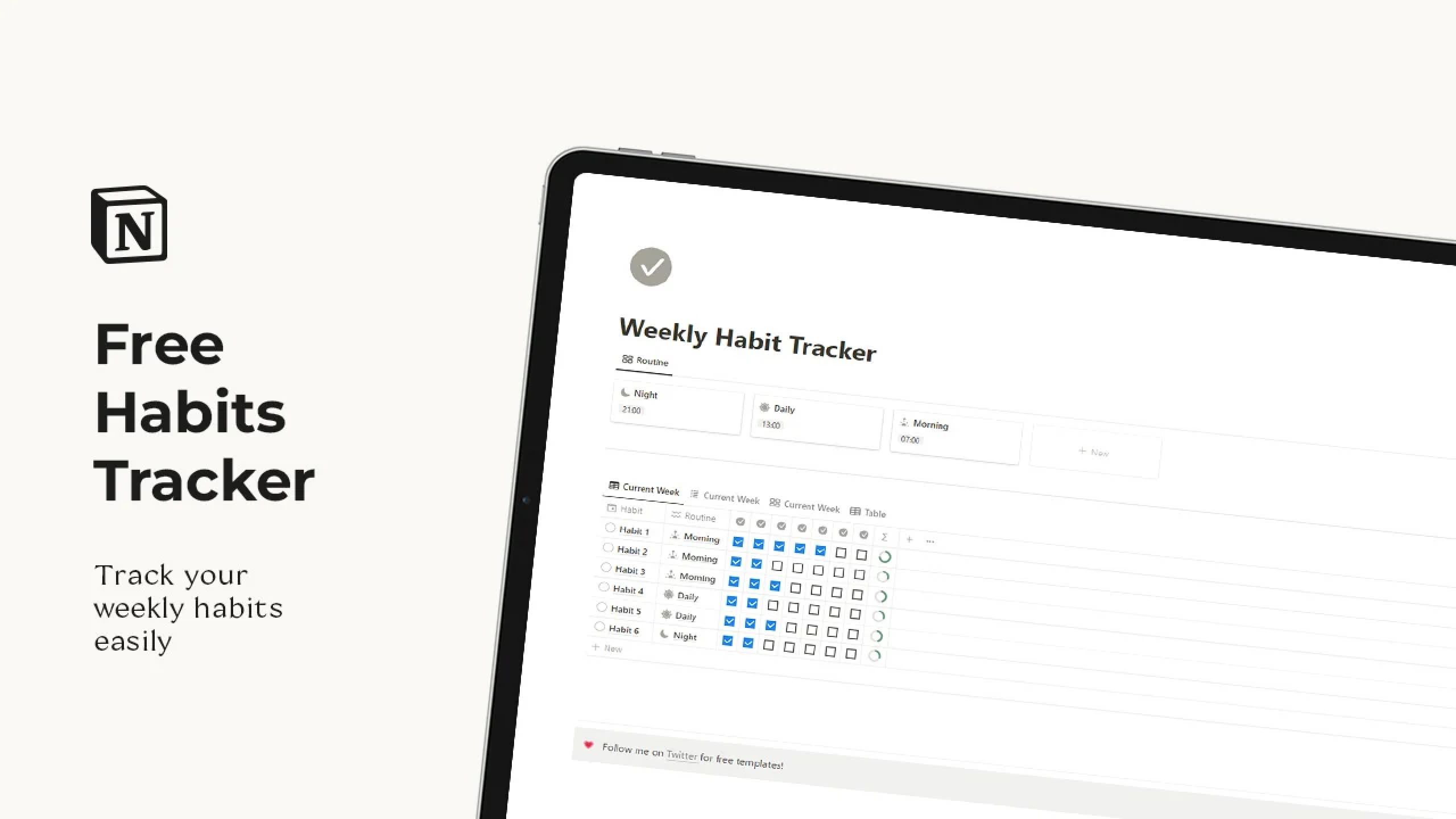 Best Notion Habit Tracker templates