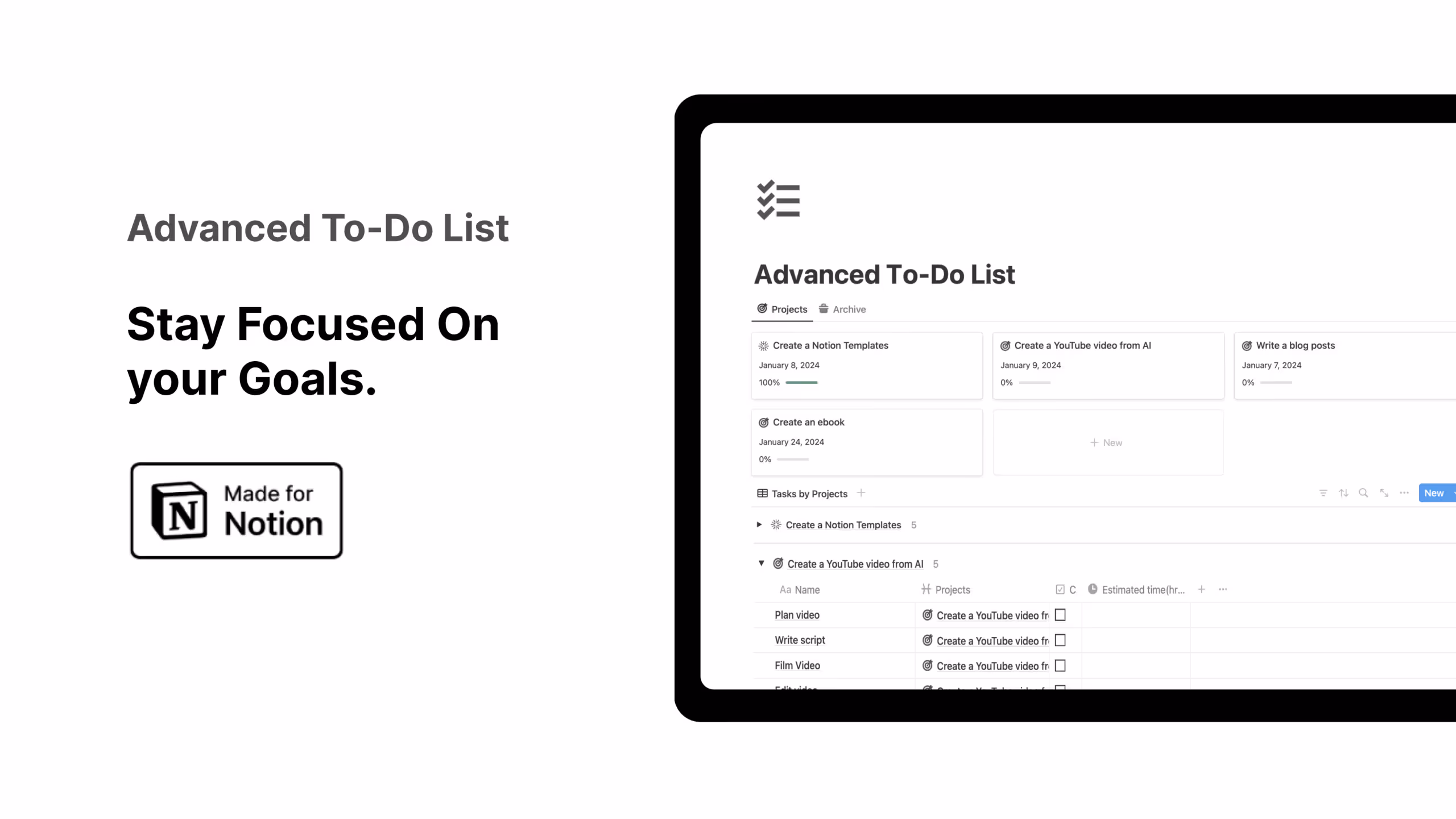 Best Notion To-Do list templates