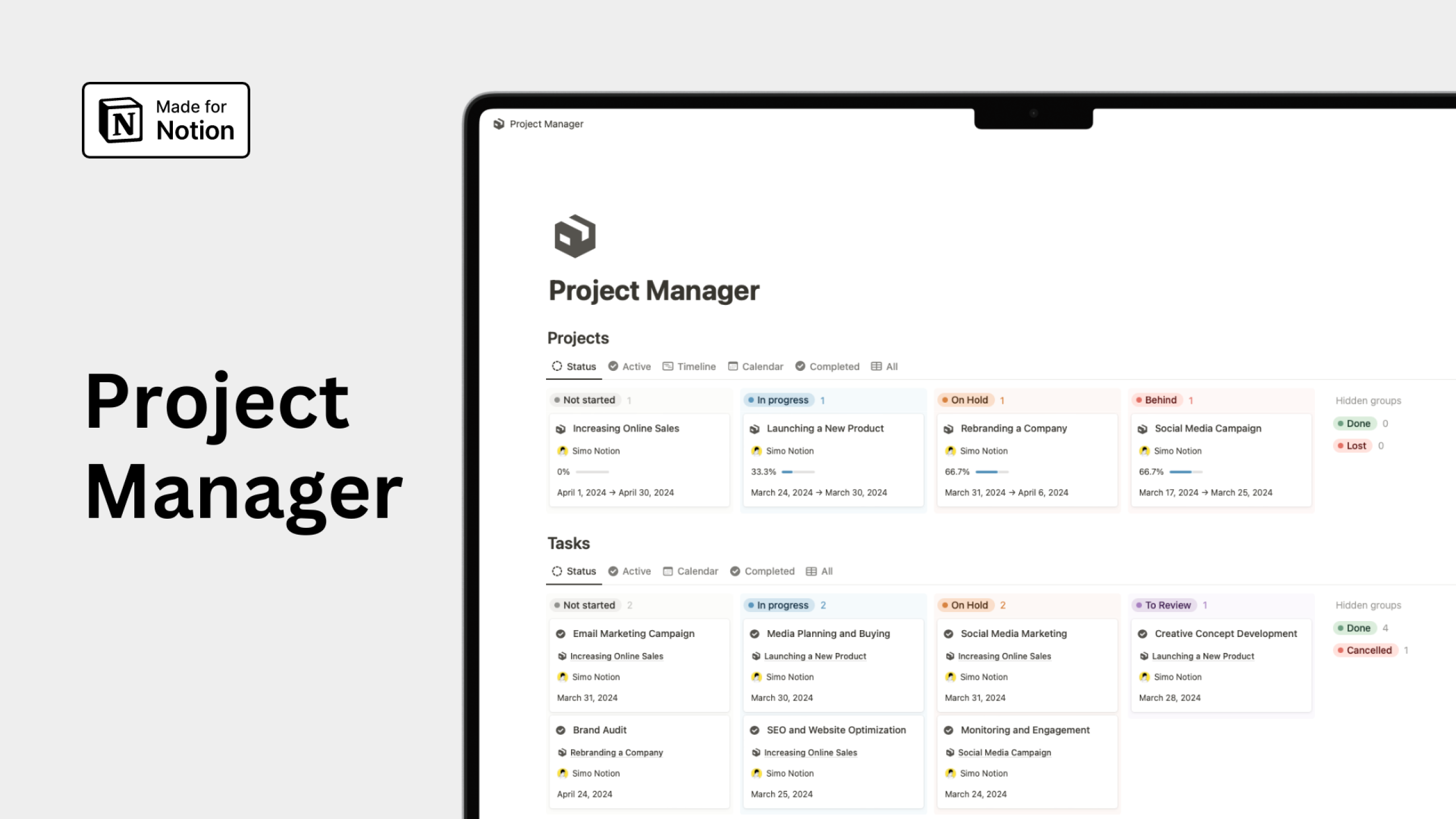 Best Notion Project Management Templates