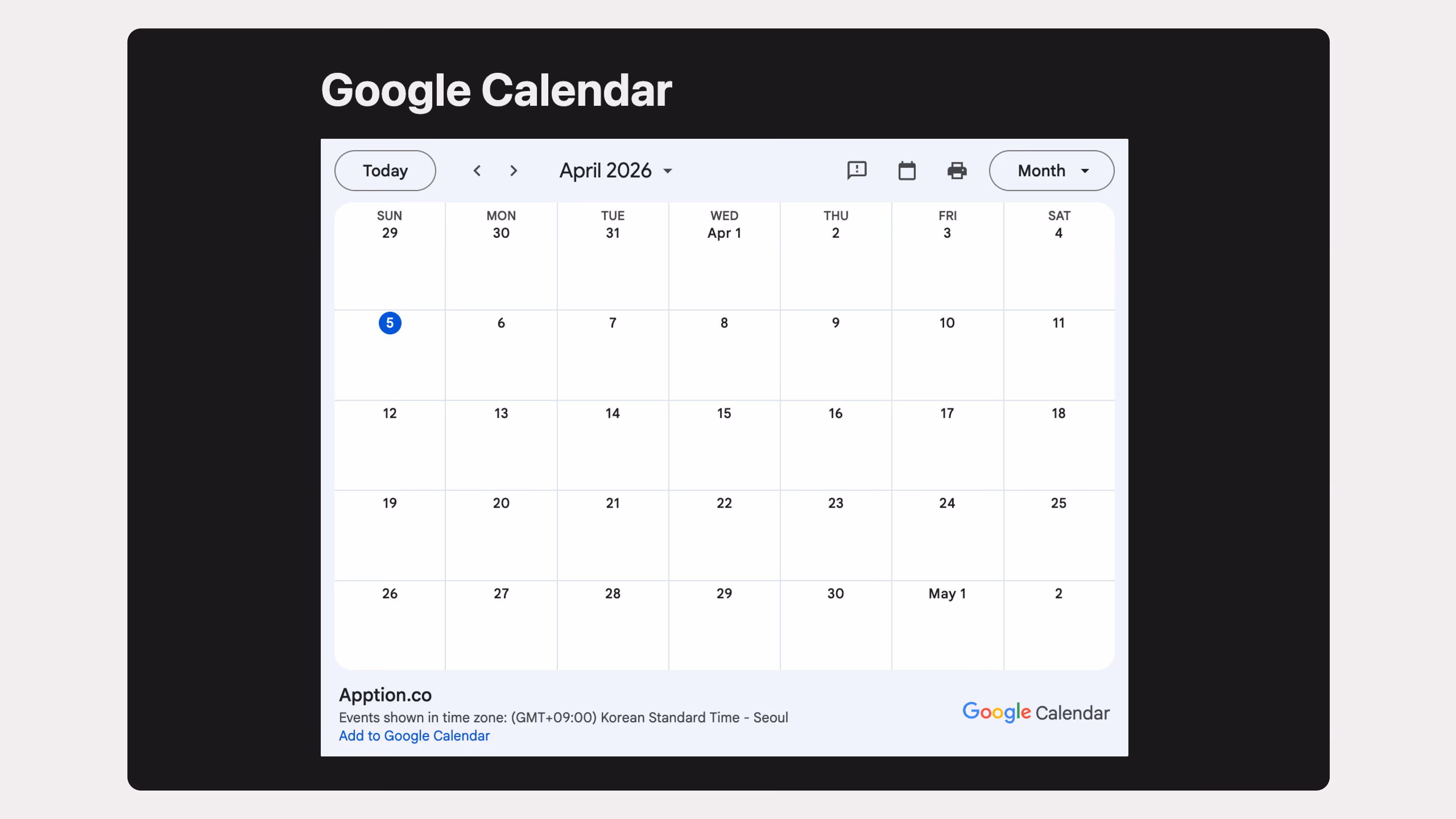 Best Free Notion Calendar Widget