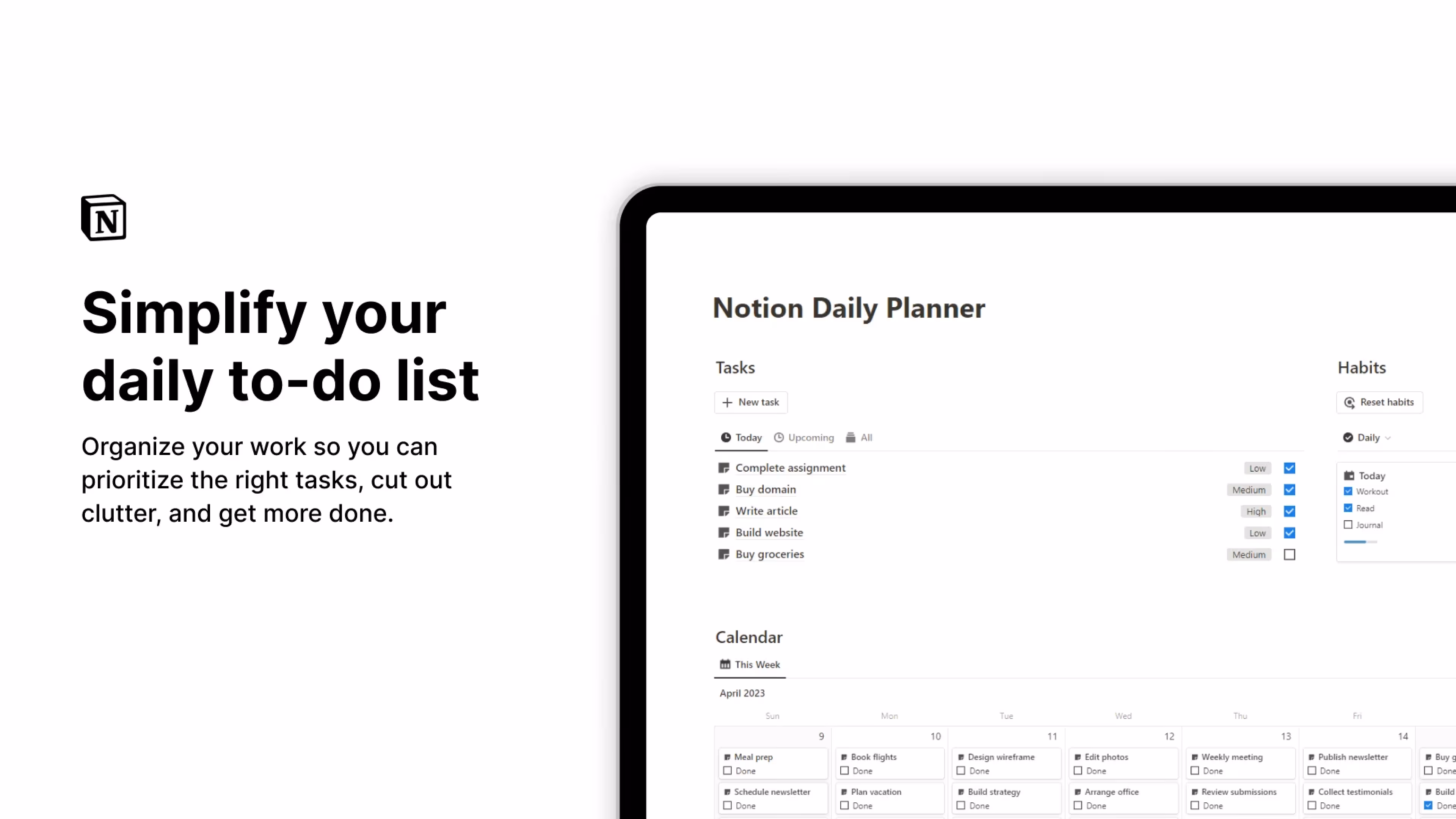 Best Daily Planner Templates in Notion