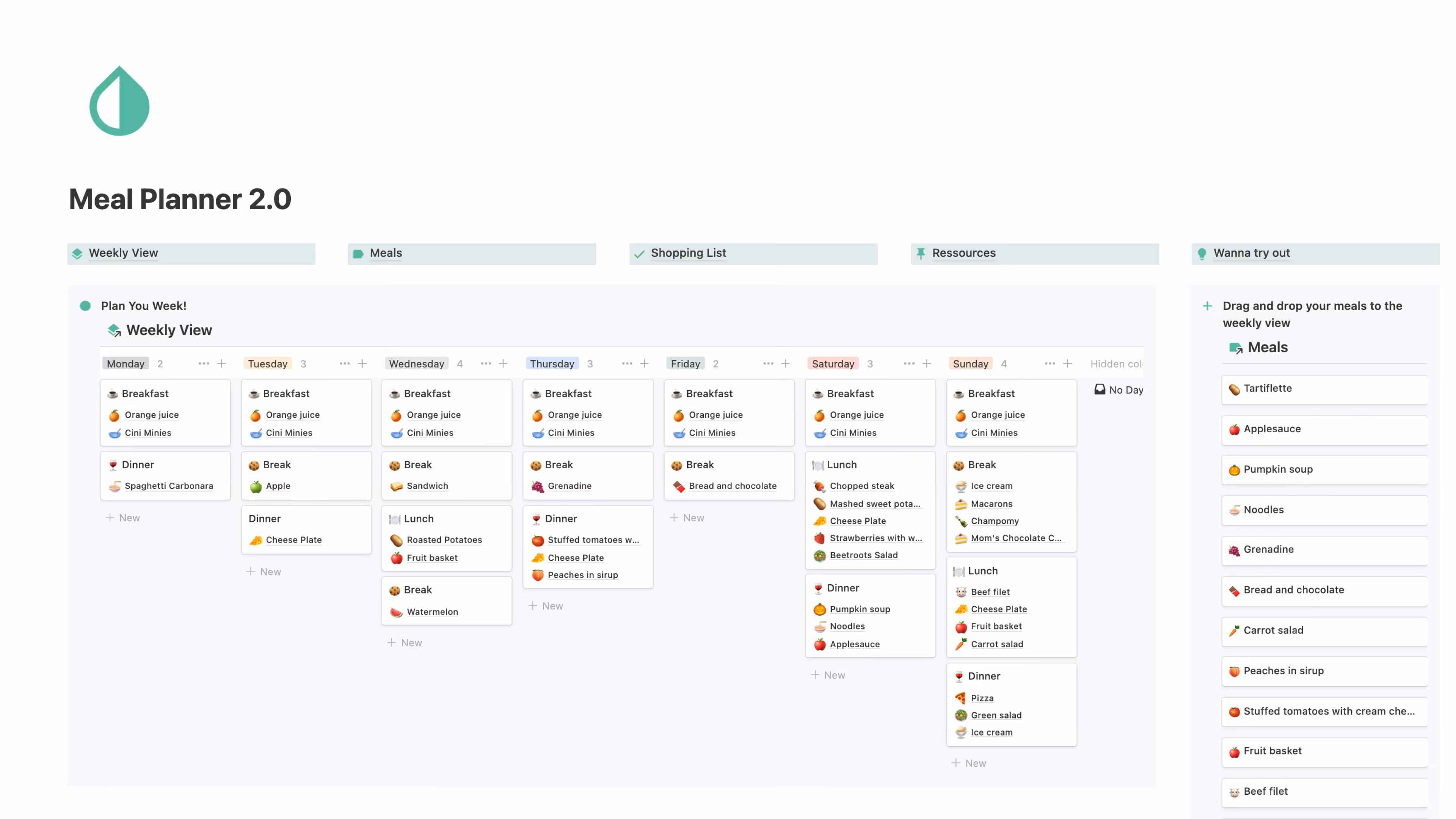 Best Notion Meal Planning Templates