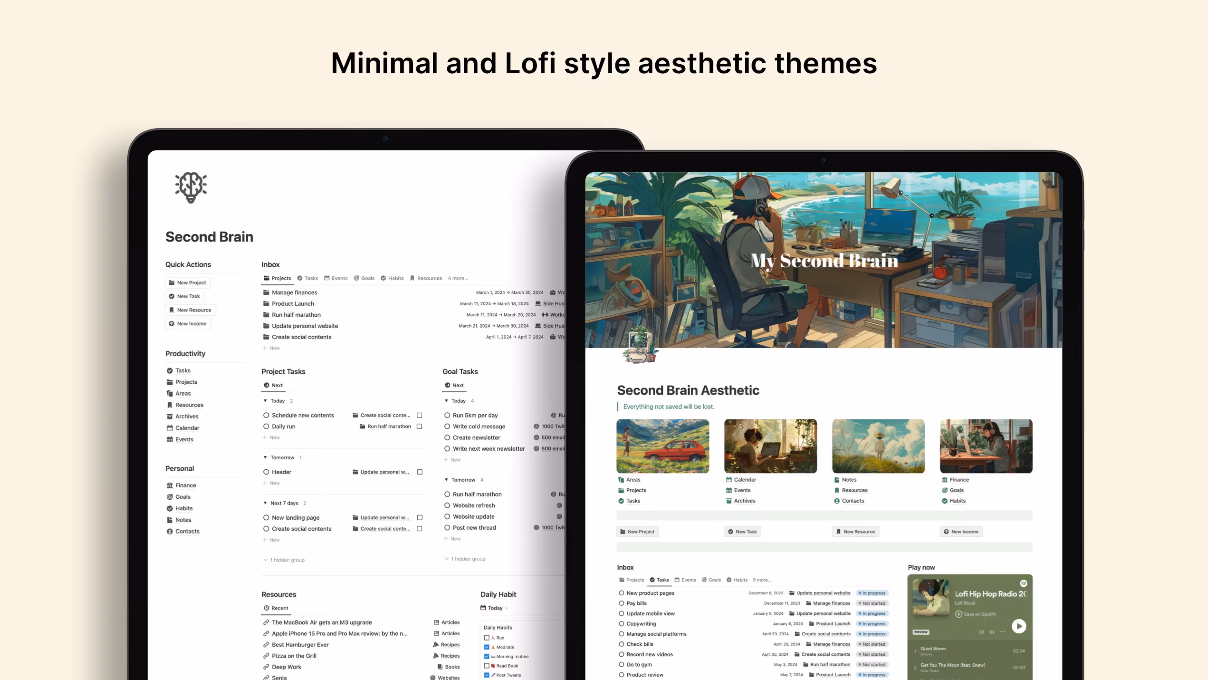 Best Notion Second Brain Templates