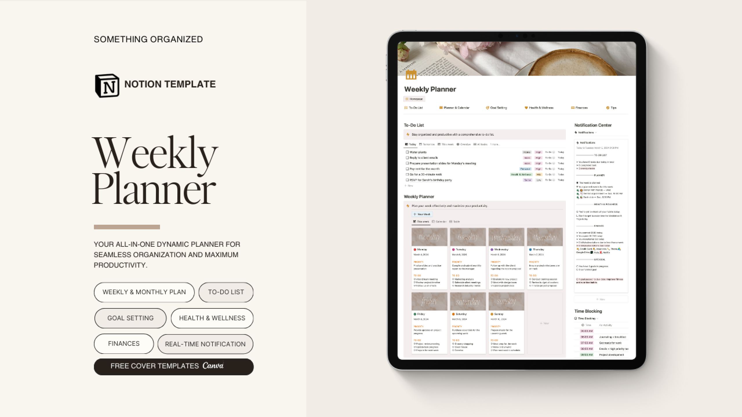 Best Notion weekly planner templates