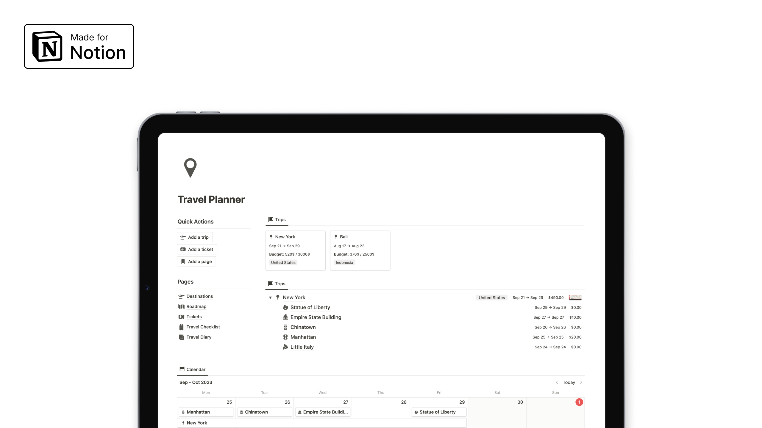 Best Notion Travel Planner Templates