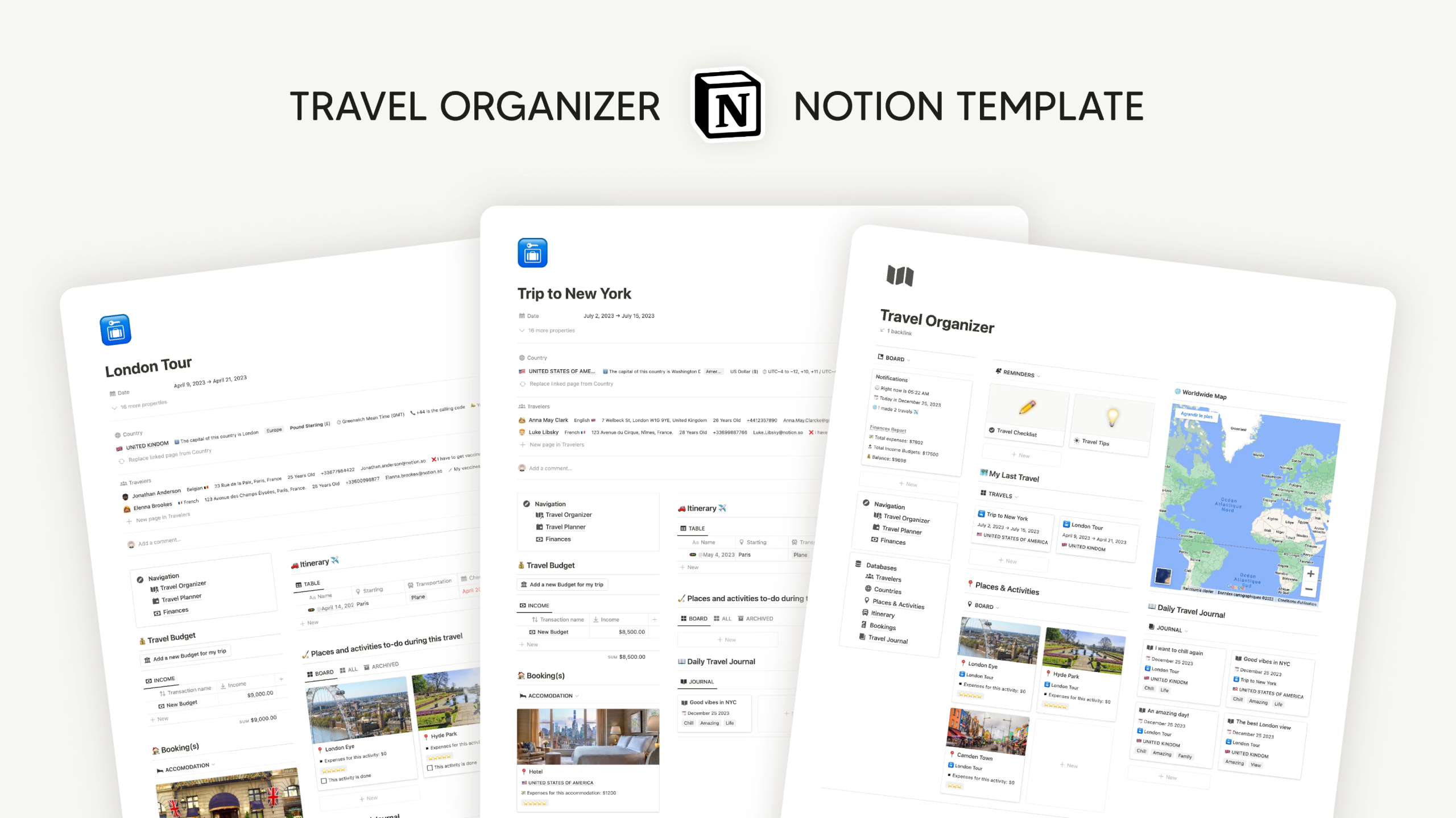 Best Notion Travel Planner Templates