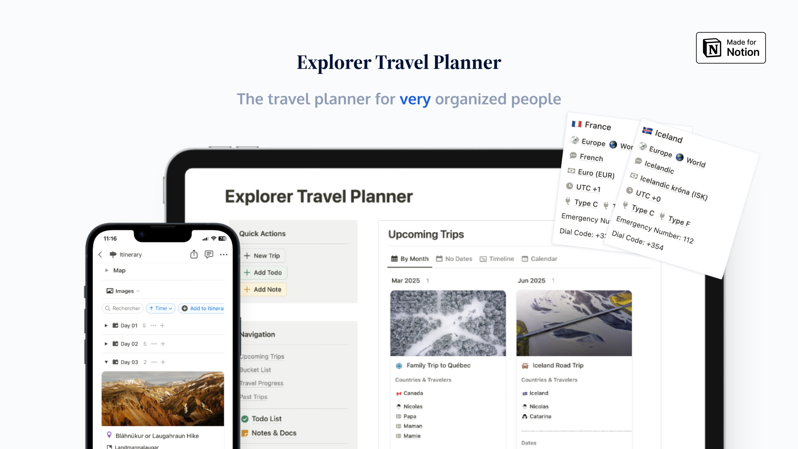 Best Notion Travel Planner Templates