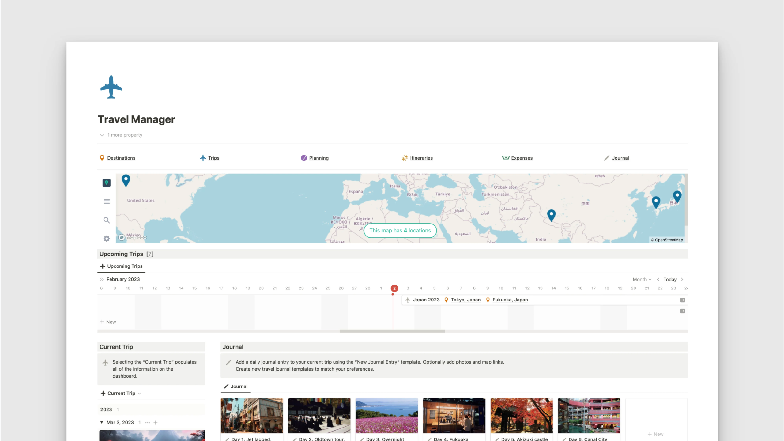 Best Notion Travel Planner Templates