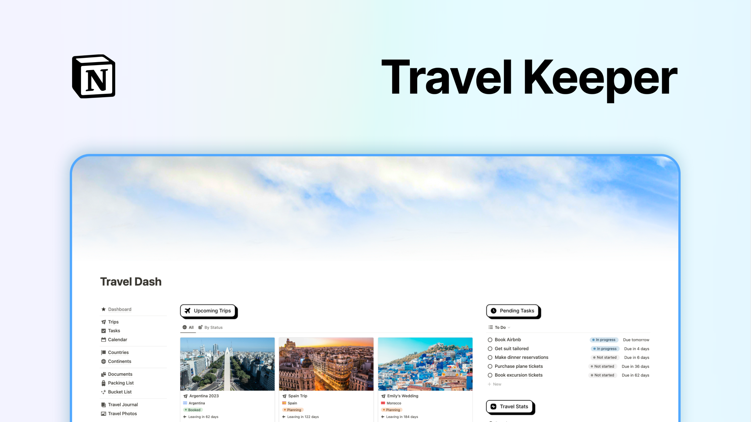 Best Notion Travel Planner Templates