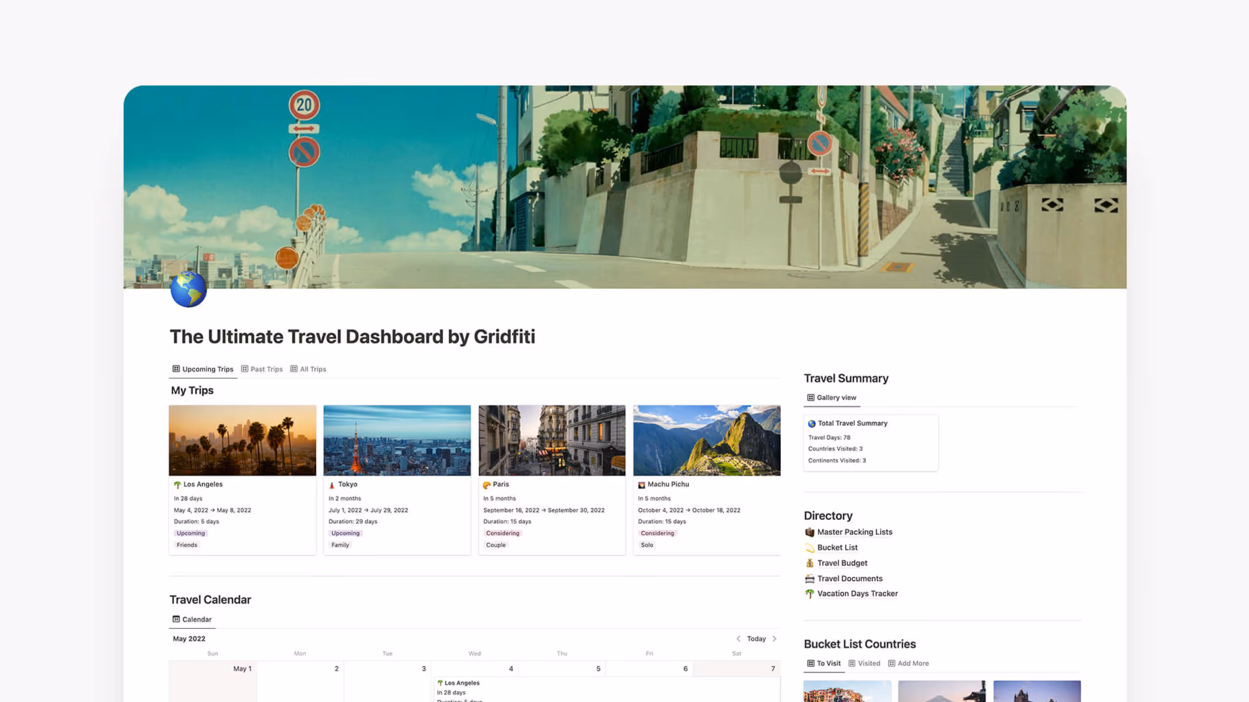 Best Notion Travel Planner Templates